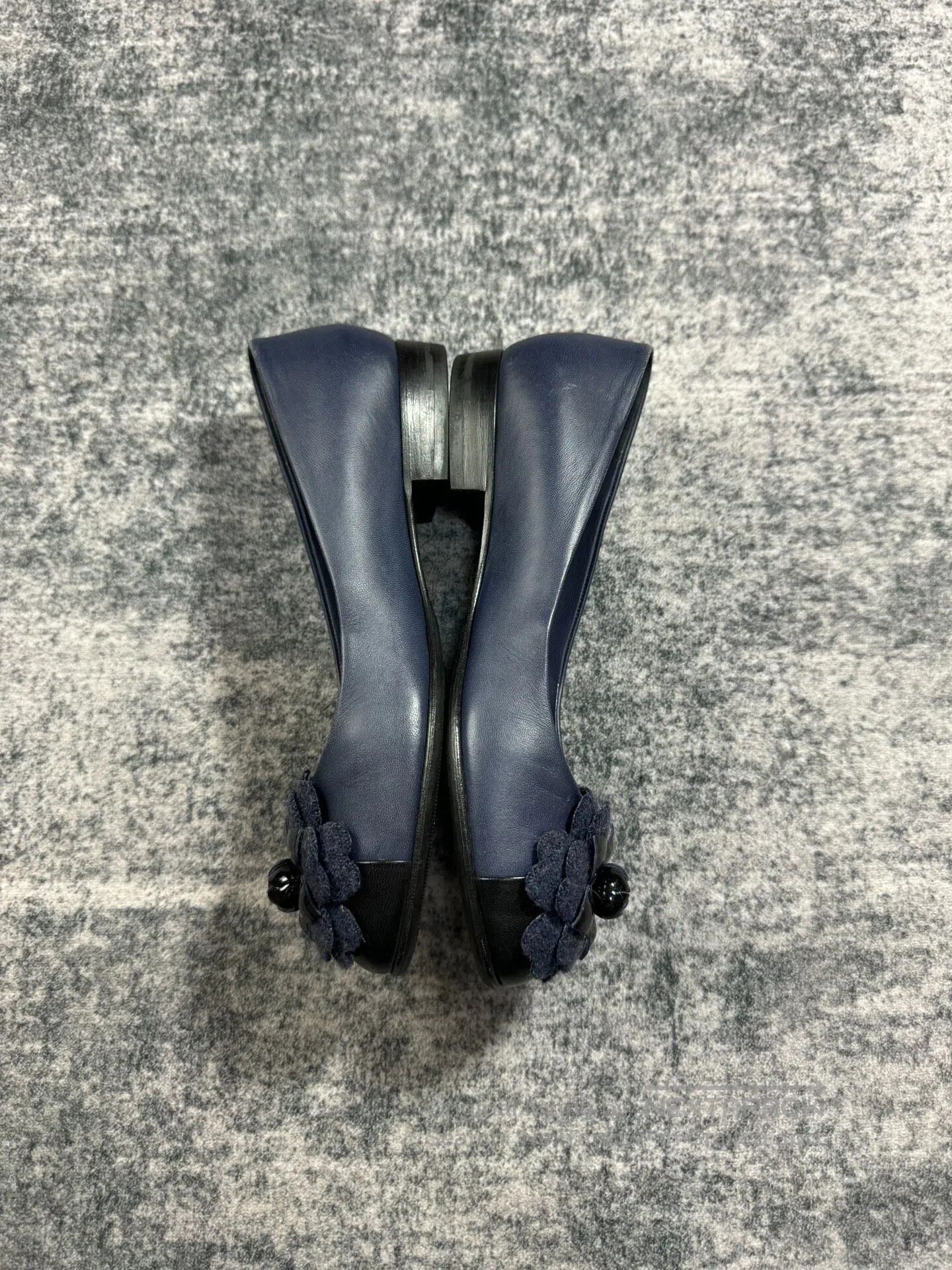 Chanel Chanel Purple Camellia Flats| Size US 6.5 / IT 36.5 - 3 Thumbnail