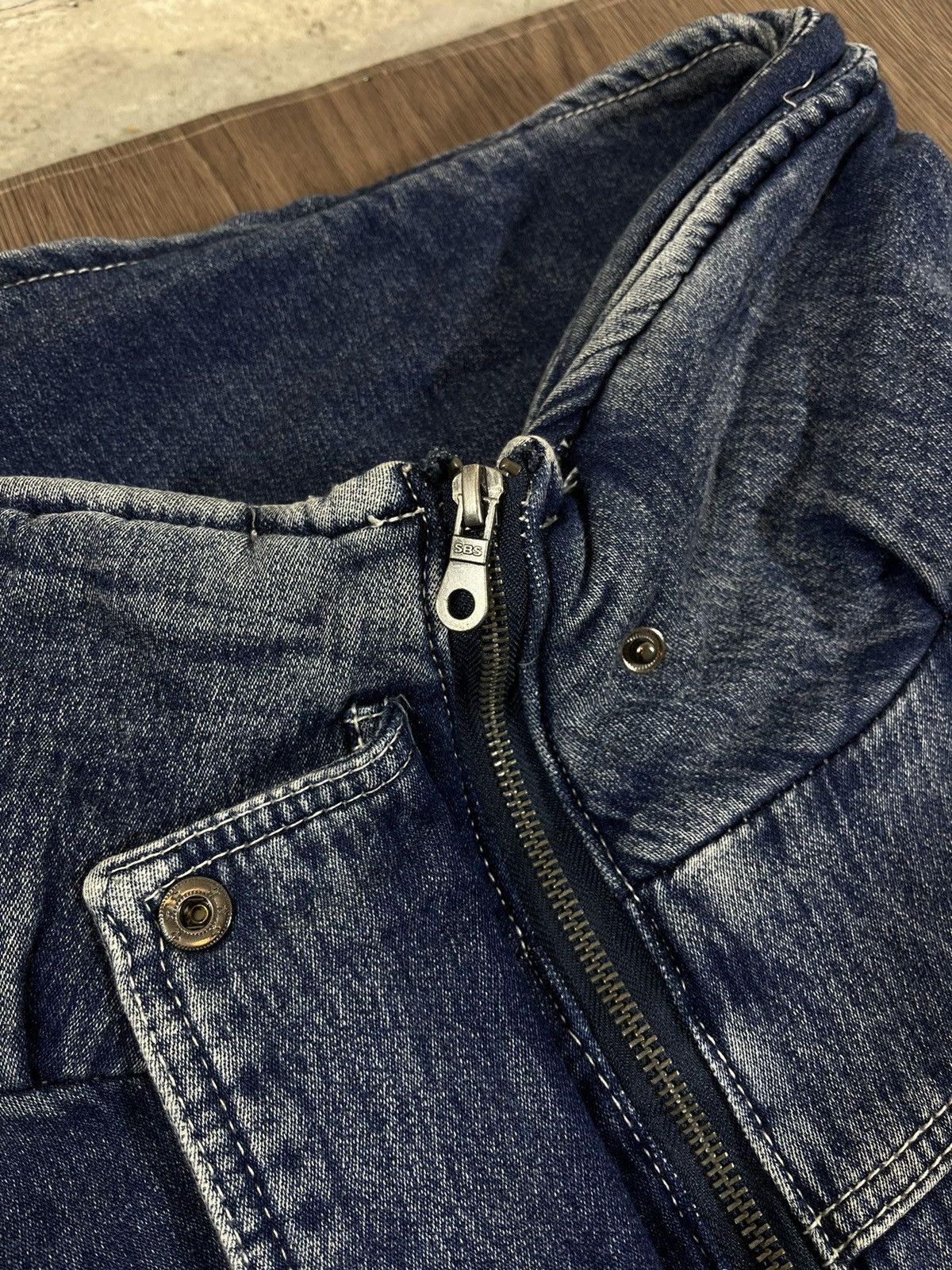 Japanese Brand Private Pause Bono Sweat Denim Jacket Size US L / EU 52-54 / 3 - 6 Thumbnail