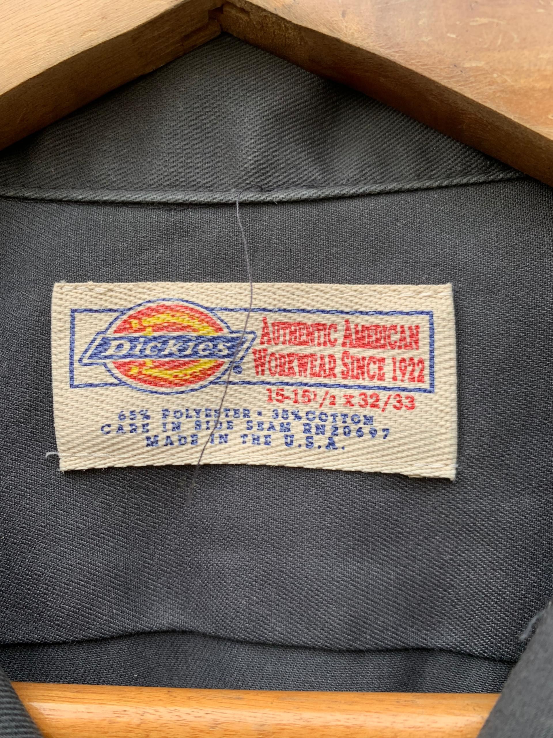 Dickies × Vintage Vintage Dickies Made In Usa Workers Button Shirt Size US M / EU 48-50 / 2 - 6 Thumbnail