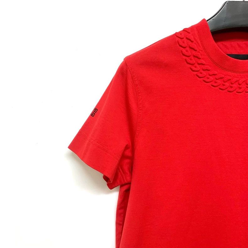 Givenchy Givenchy Red Short Sleeve T-Shirt 2506-Nextarrow Size US XS / EU 42 / 0 - 5 Thumbnail
