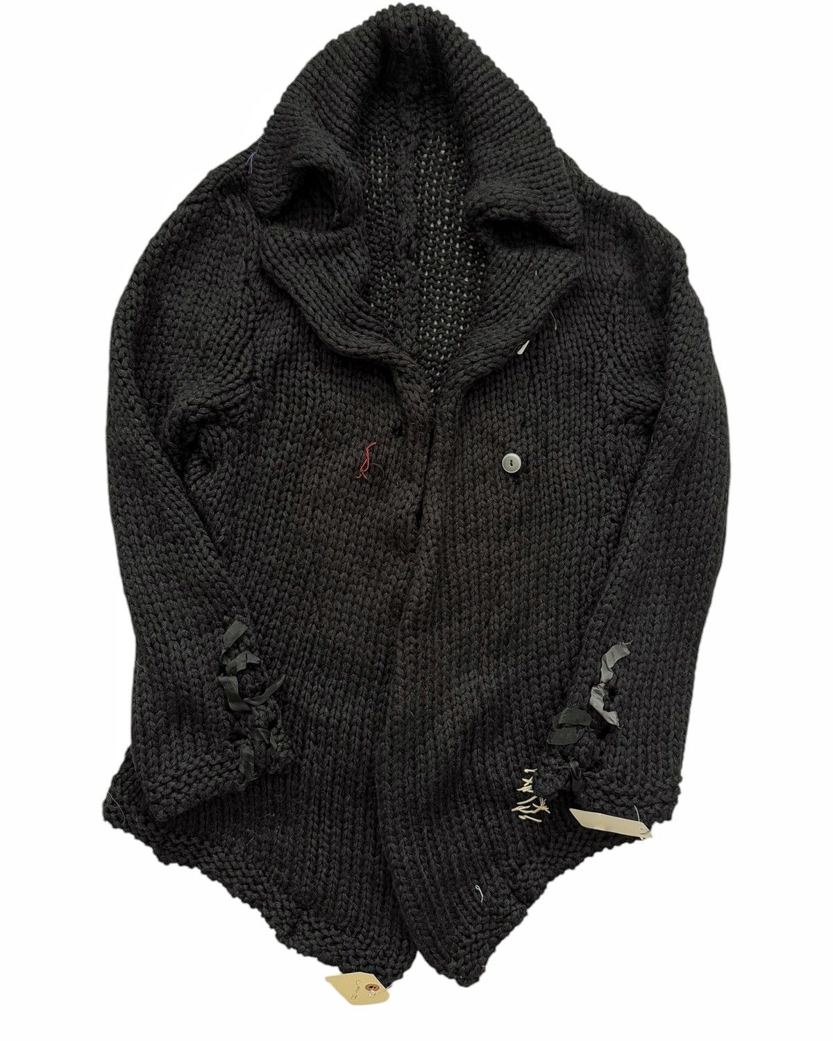 Greg Lauren 2012 OG “The Chunky Loner” Knitter Jacket (Cashmere Alpaca) Size US XS / EU 42 / 0 - 1 Thumbnail