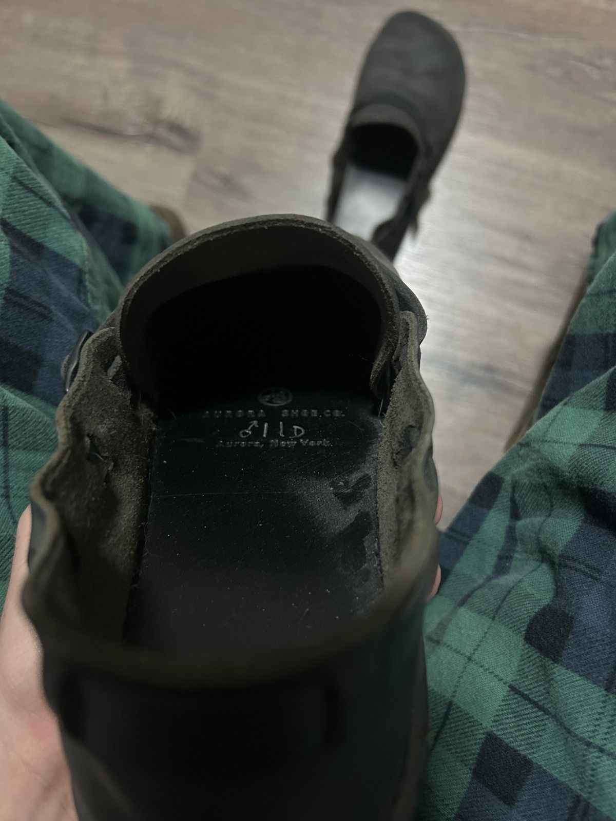 MAN-TLE R0V1 "Aurora Low" Midnight Horween Size US 11 / EU 44 - 4 Thumbnail