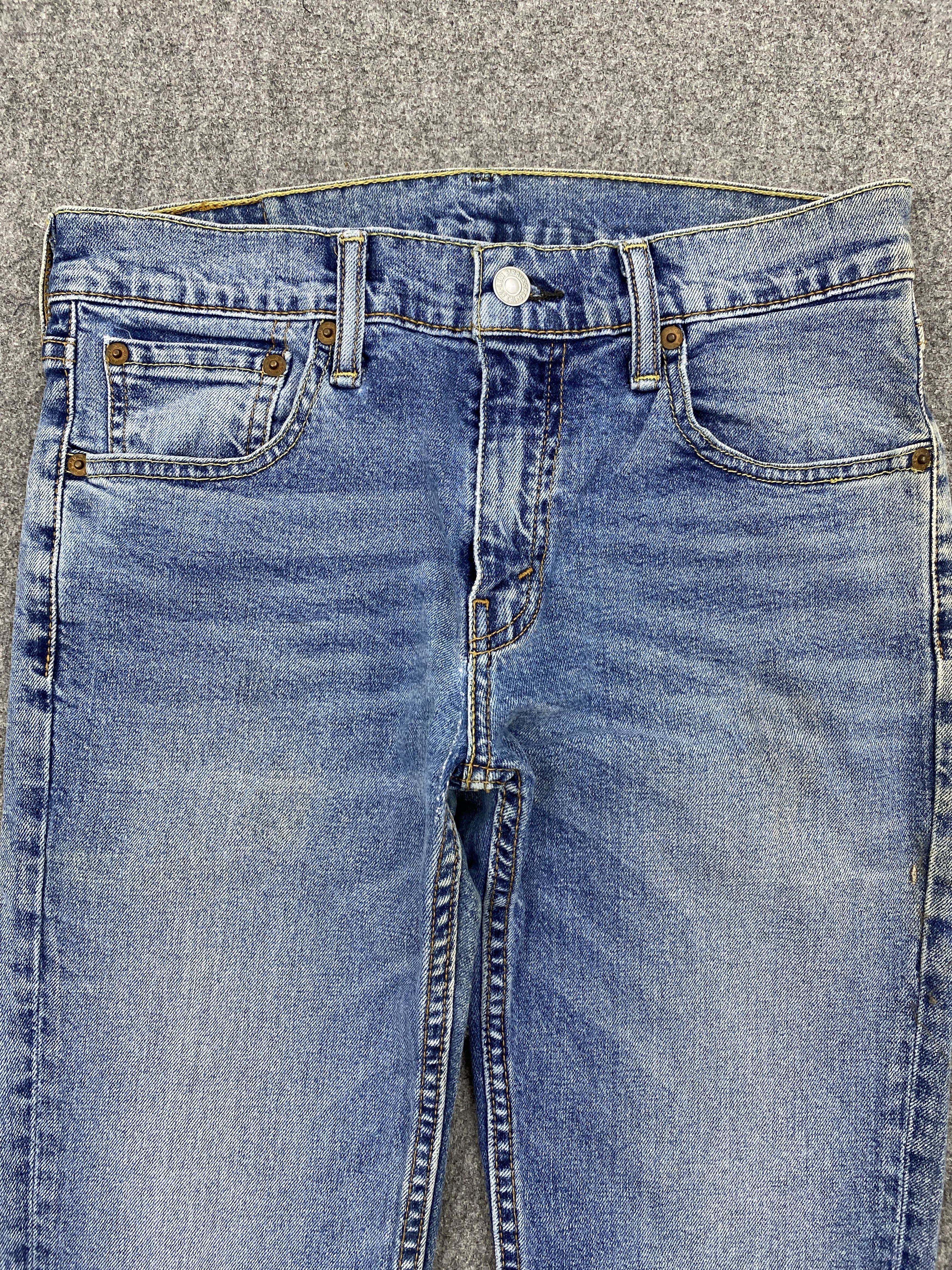 Levi's Vintage Distressed Levis 511 Faded Blue Jeans S0033 Size US 28 / EU 44 - 2 Thumbnail