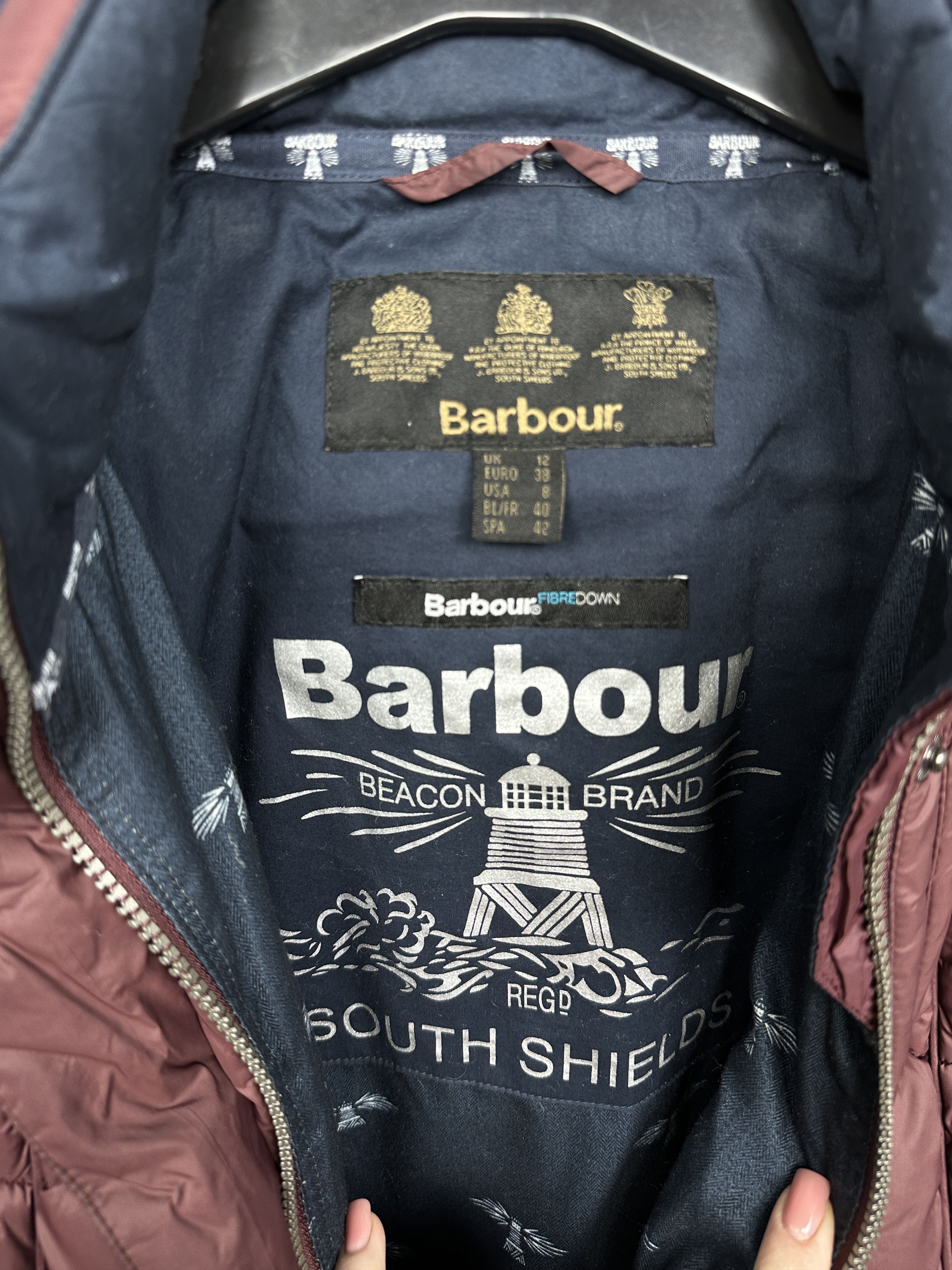 Barbour Barbour Womens Hamble Quilted Puffer Jacket Size M / US 6-8 / IT 42-44 - 3 Thumbnail