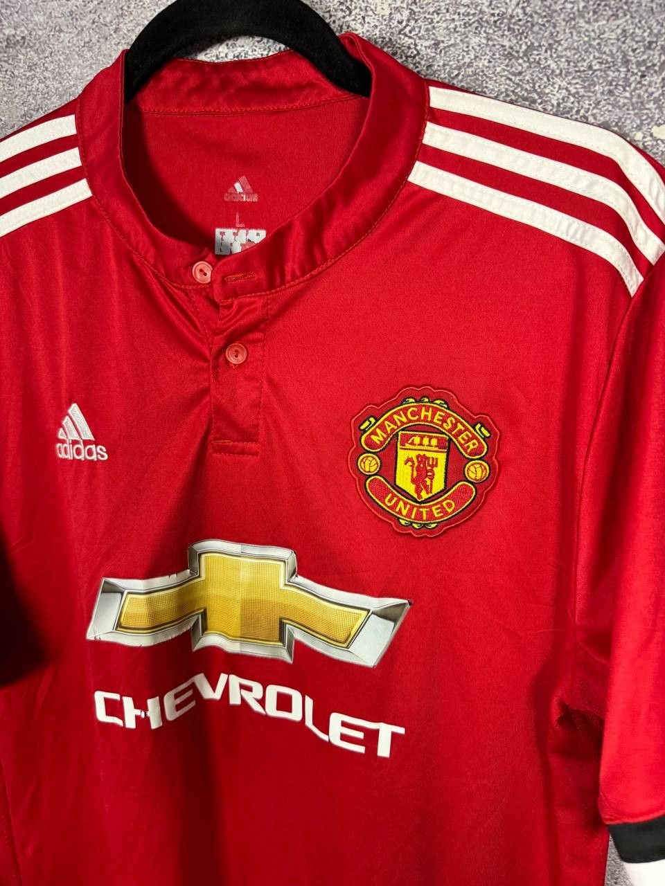Vintage MATA Manchester United 2017/18 Fan Soccer Jersey Medium Size US M / EU 48-50 / 2 - 6 Thumbnail