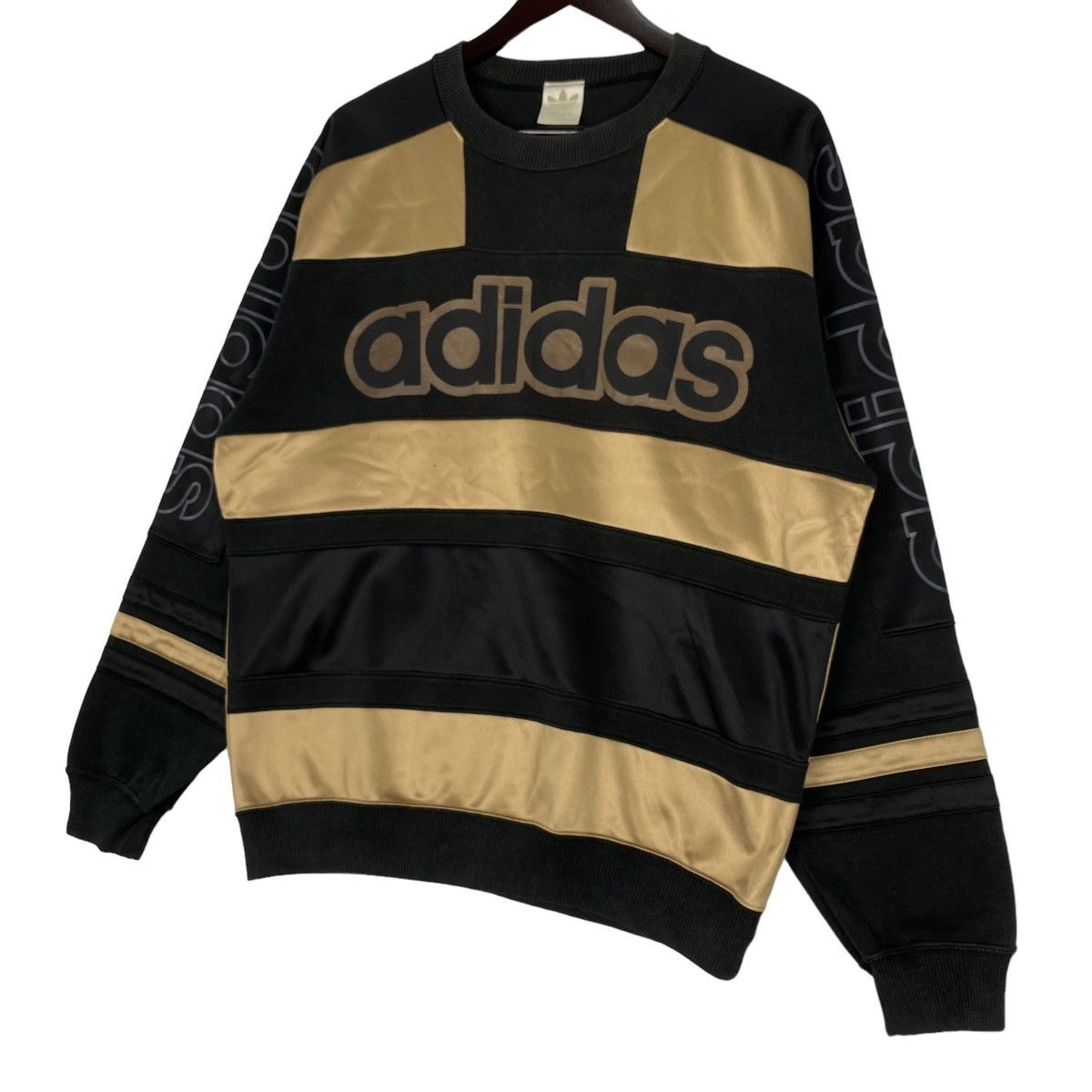 Adidas × RUN DMC × Vintage Vintage 90s Adidas Sweatshirt Crewneck Size US L / EU 52-54 / 3 - 4 Thumbnail