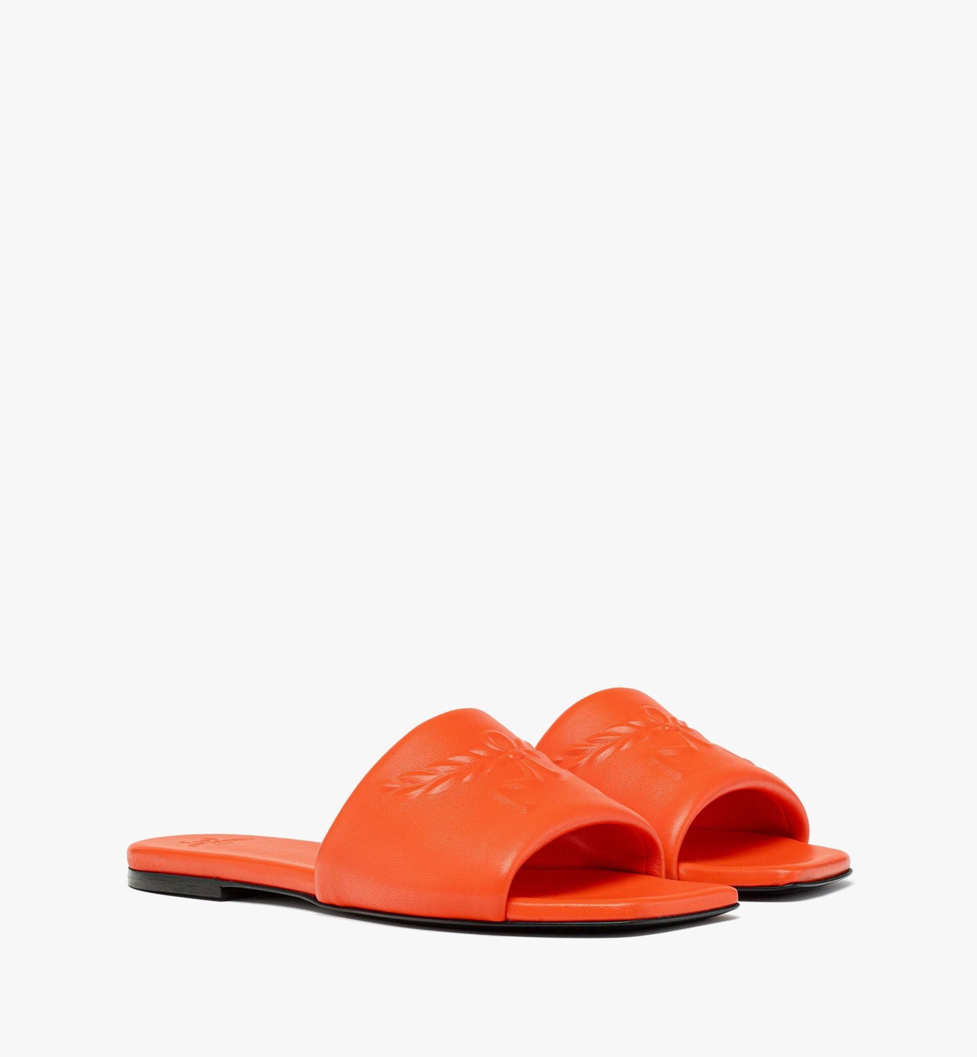 MCM o1mt1gz0125 Slides in Orange Size US 5 / IT 35 - 1 Thumbnail