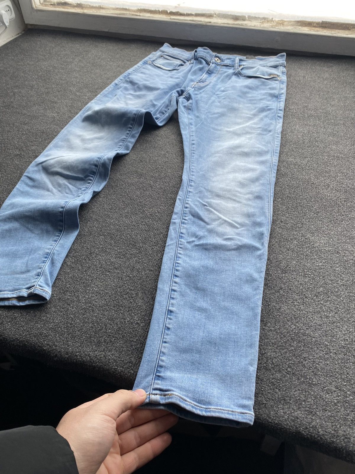 G-Star 🔥Opium Punk G Star Revend Skinny Men jeans y2k goth emo Size US 32 / EU 48 - 4 Thumbnail