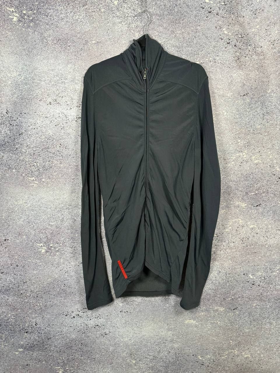 Prada Archive Prada Woman Red Tab Softshell Zip Sweater Size M / US 6-8 / IT 42-44 - 1 Thumbnail