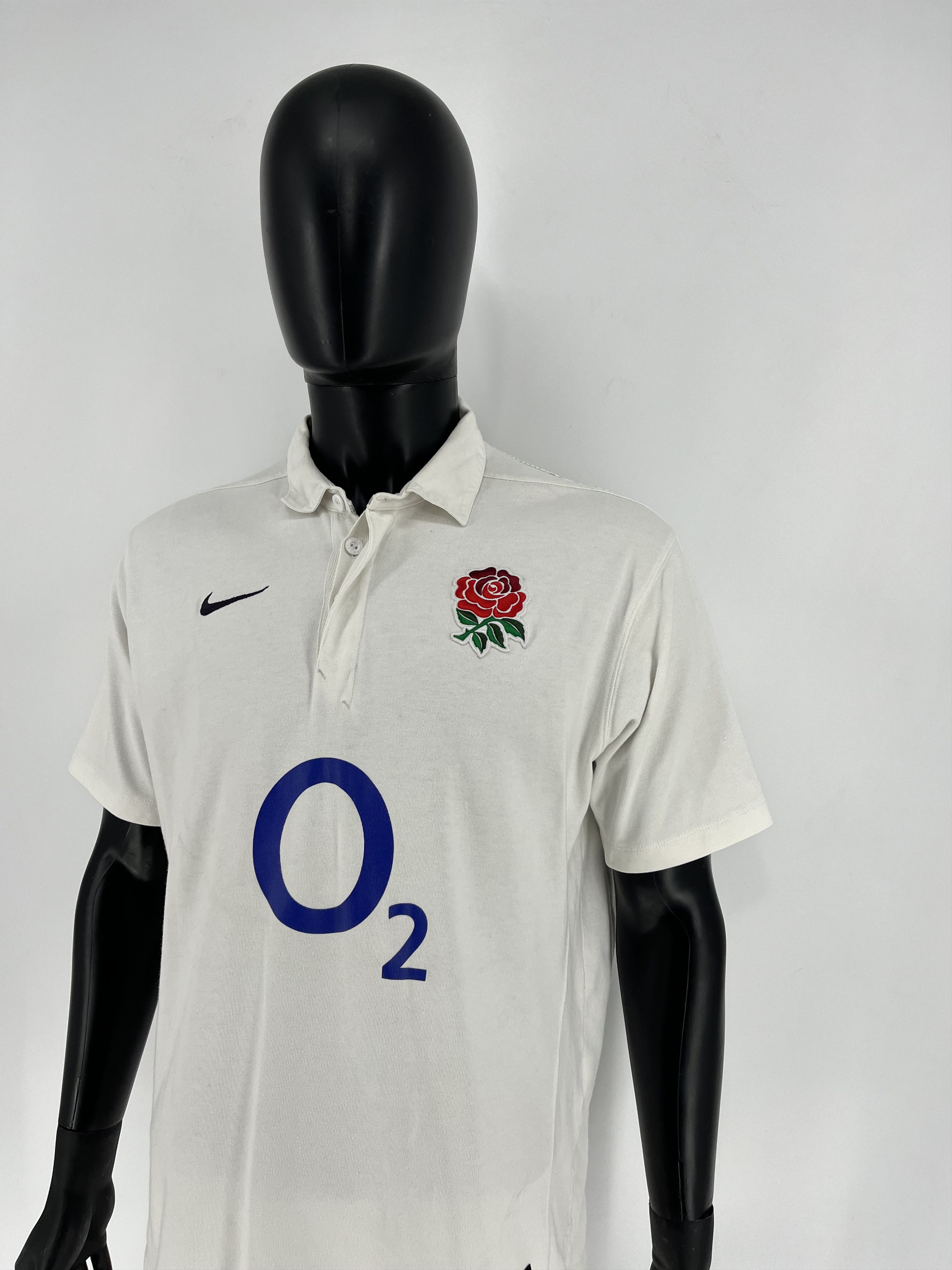 Nike England Rugby Union 2009 2010 Nike Home Classic Jersey Size US L / EU 52-54 / 3 - 4 Thumbnail