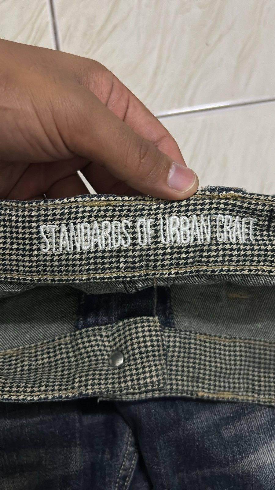 If Six Was Nine × Japanese Brand × Le Grande Bleu (L.G.B.) Standards of Urban Craft Double Waist Denim Jeans Size US 32 / EU 48 - 5 Thumbnail