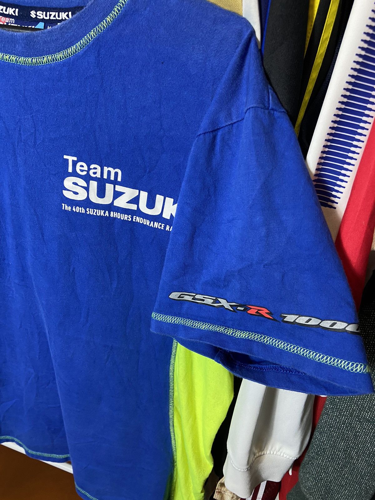 Japanese Brand SUZUKI GSX R 1000 RACING JAPAN STYLE COTTON ADULT T-SHIRT Size US M / EU 48-50 / 2 - 2 Thumbnail