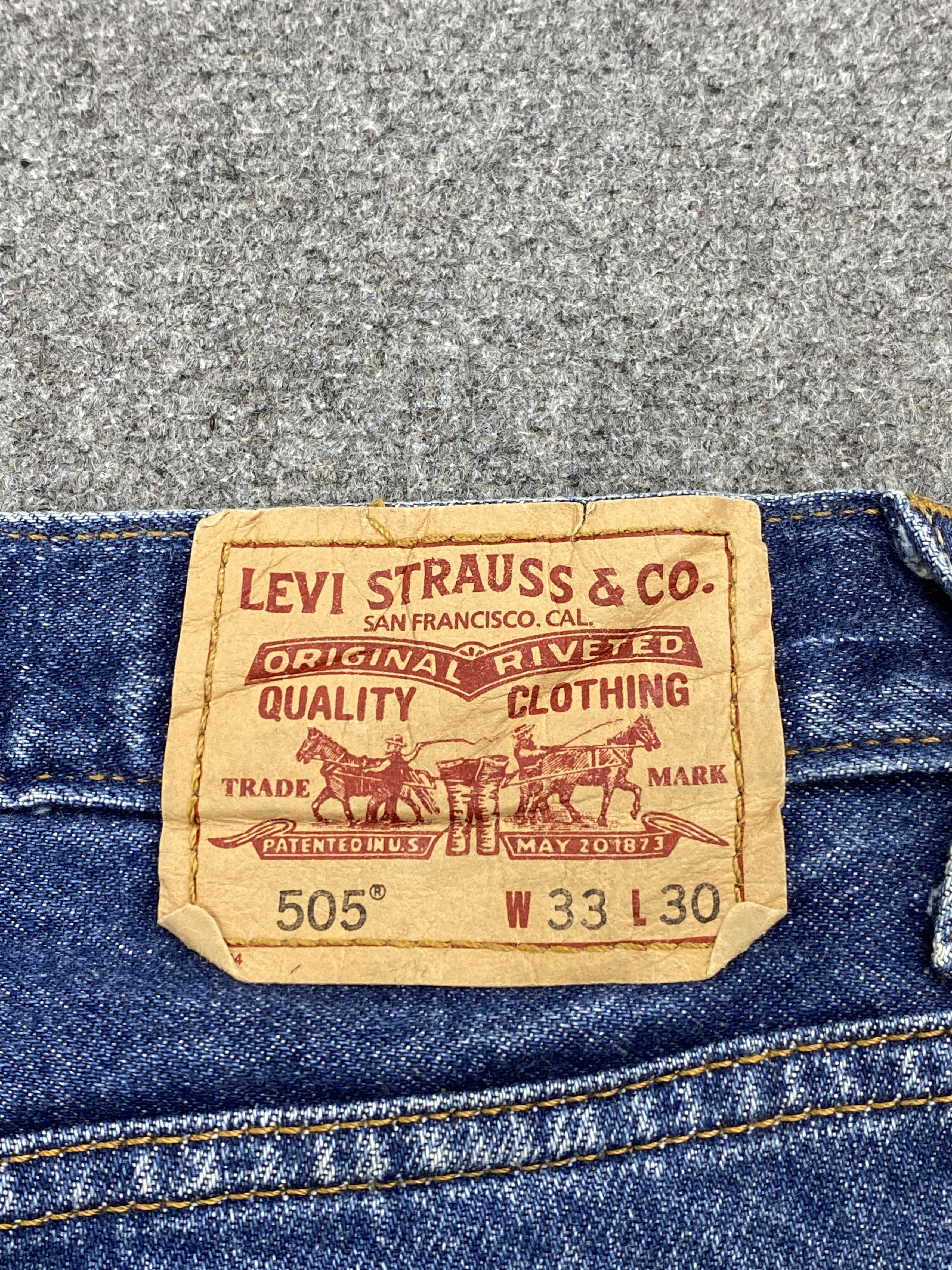 Levi's × Vintage Vintage Levi's 505 Stoned Washed Denim Jeans Size US 33 - 5 Thumbnail