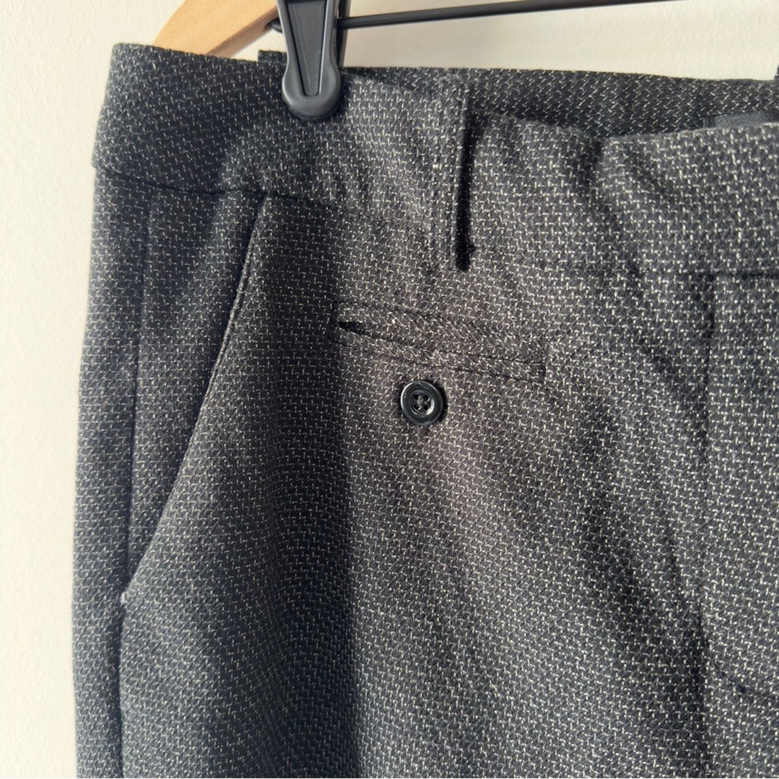 Sandro Sandro Business Casual Pants Houndstooth Work Career Office Size 34" / US 12 / IT 48 - 3 Thumbnail
