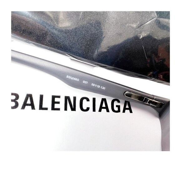 Balenciaga Balenciaga Logo Womens Grey Aluminum Metal Frame UV Sunglass Size ONE SIZE - 4 Thumbnail