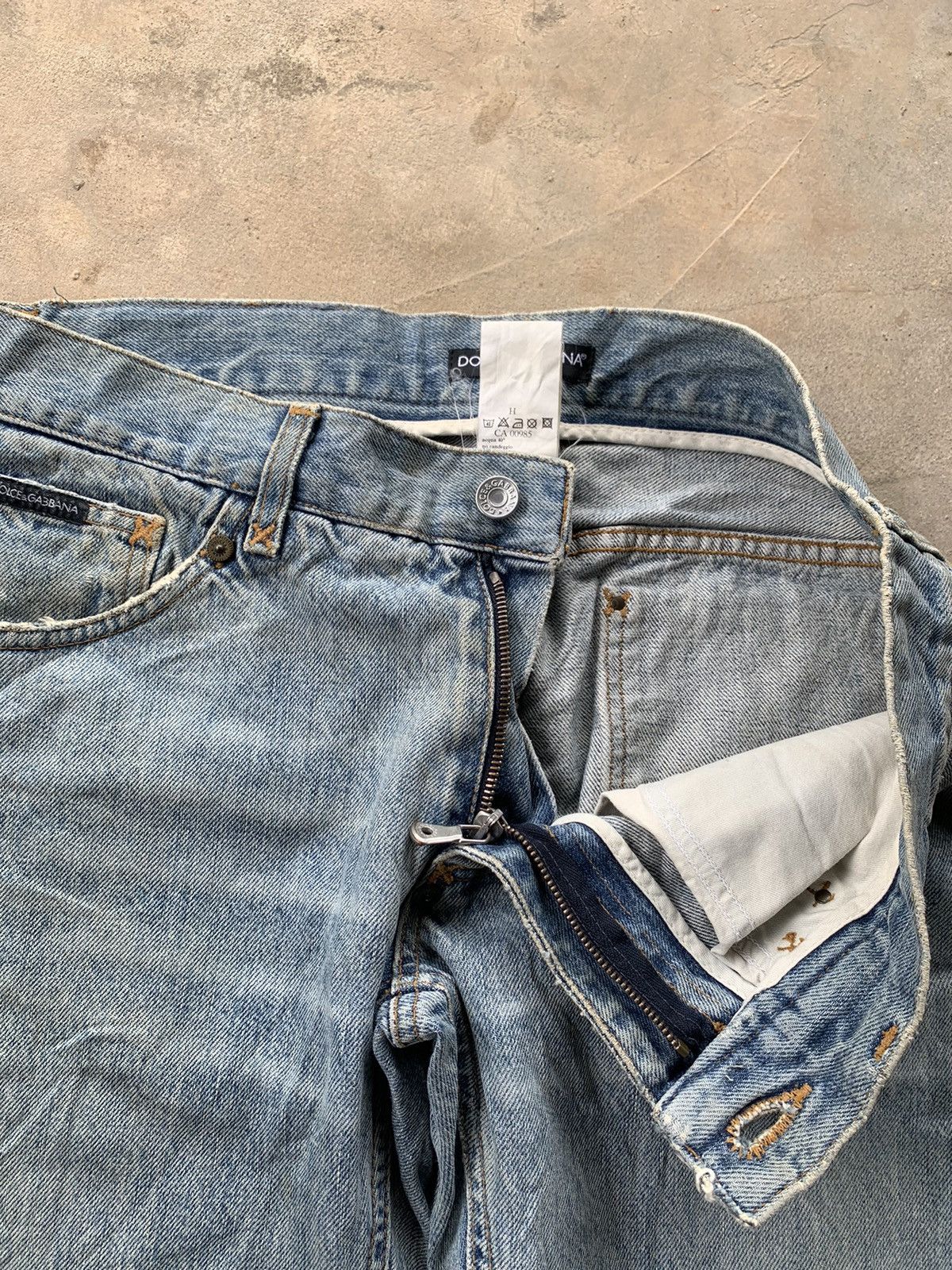 Dolce & Gabbana Distressed Denim