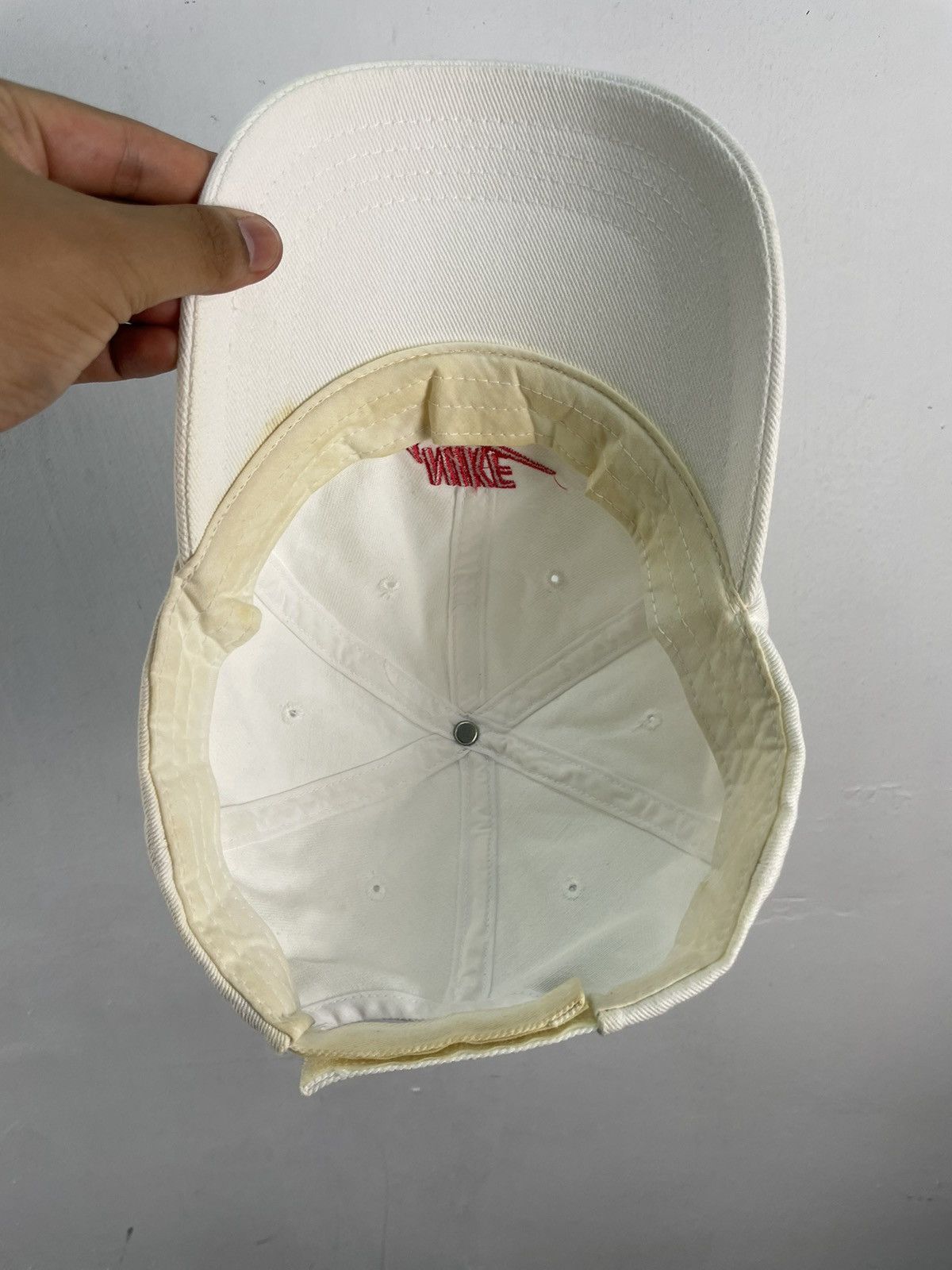 Nike × Vintage Vintage Nike Swoosh Baseball Cap One Size Size ONE SIZE - 4 Thumbnail