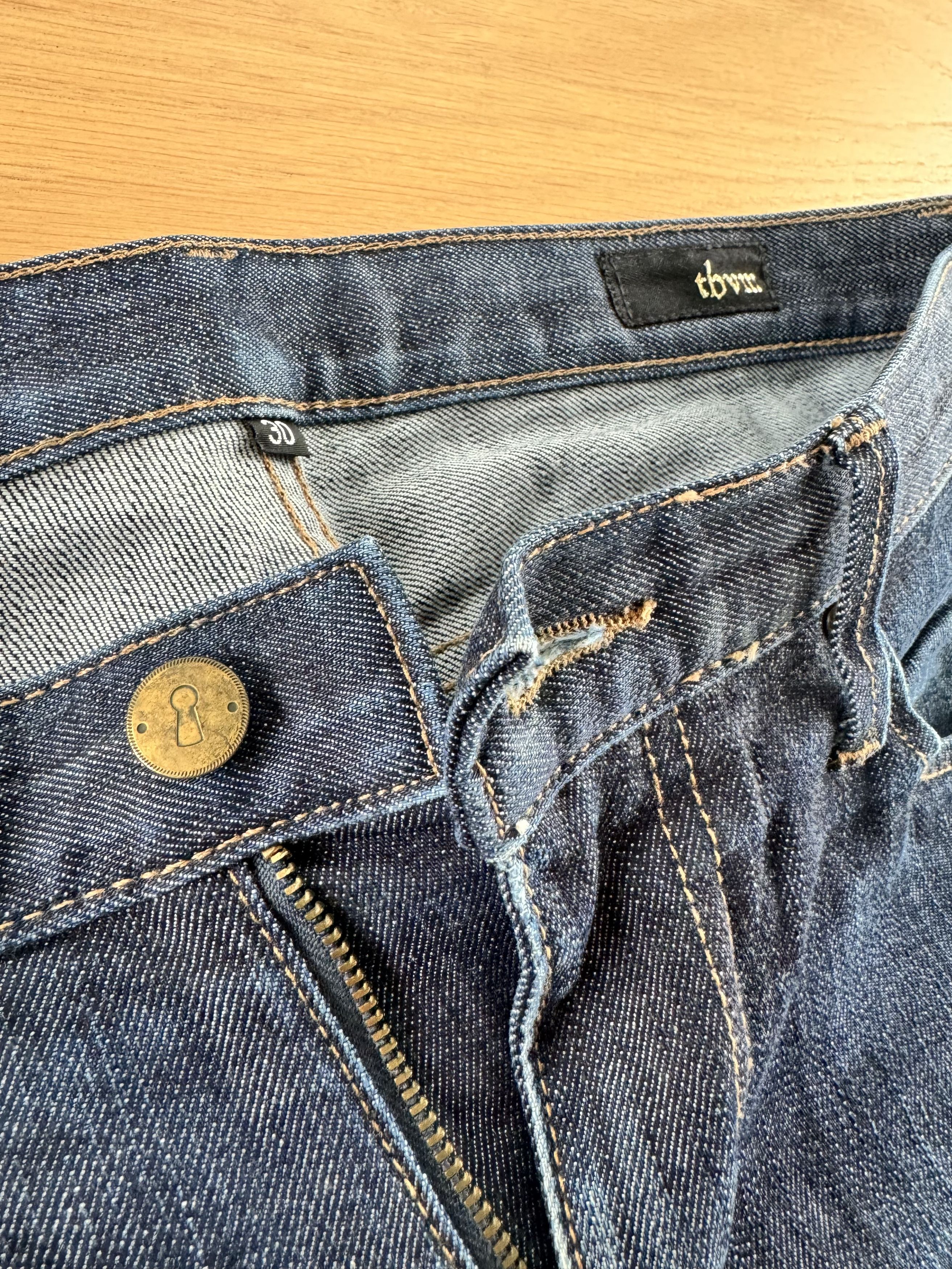 THVM THVM Raw Indigo Denim 👖 Size 30x30, nice fades Size US 30 / EU 46 - 2 Thumbnail