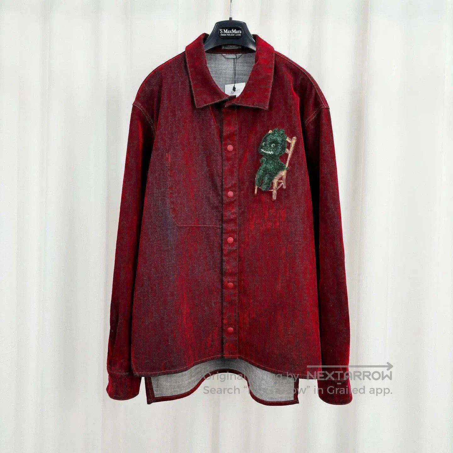 Dior Dior Cartoon Embroidered Flocking Shirt Jacket. Size US M / EU 48-50 / 2 - 1 Thumbnail