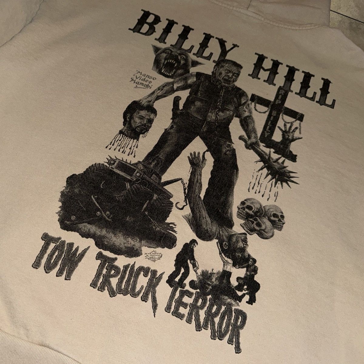 Billy Hill Billy Hill Tow Truck Terror Horror Pullover Hoodie Beige XL Size US XL / EU 56 / 4 - 4 Thumbnail