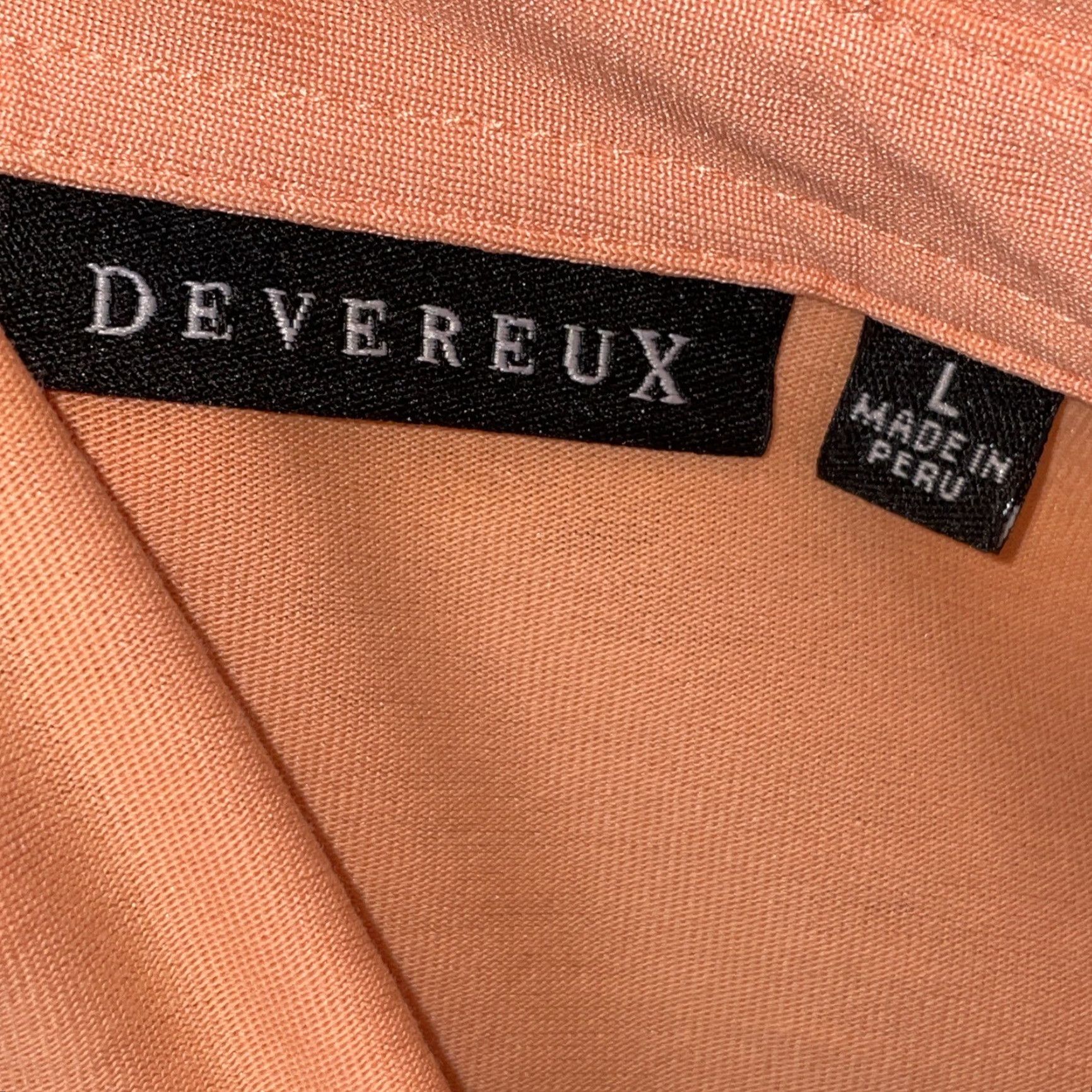 Vintage VINTAGE Devereux orange pocket polo shirt Mens Size L Size US L / EU 52-54 / 3 - 4 Thumbnail