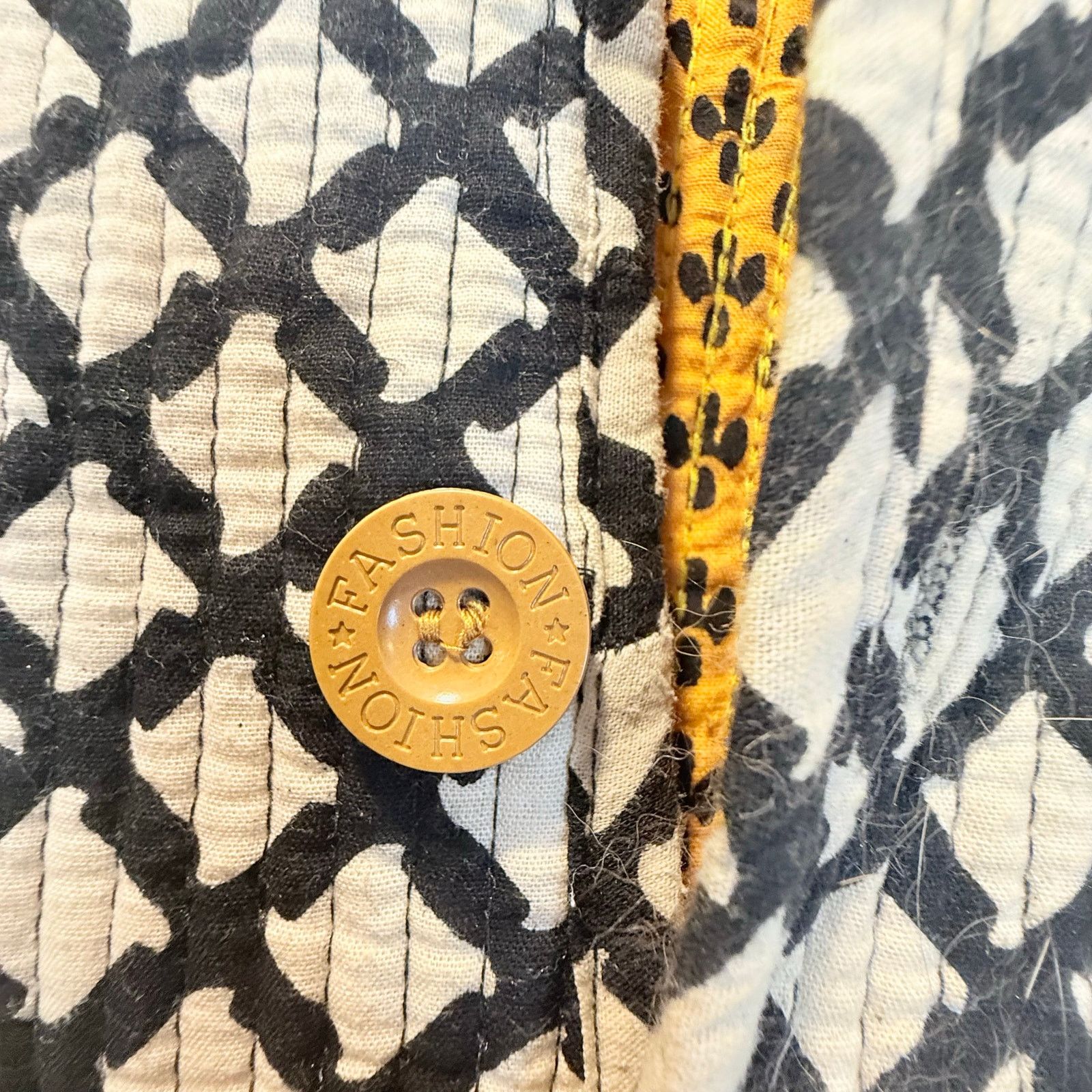 Other African Reversible Quilted Long Duster Overcoat Trench Coat Size M / US 6-8 / IT 42-44 - 10 Thumbnail