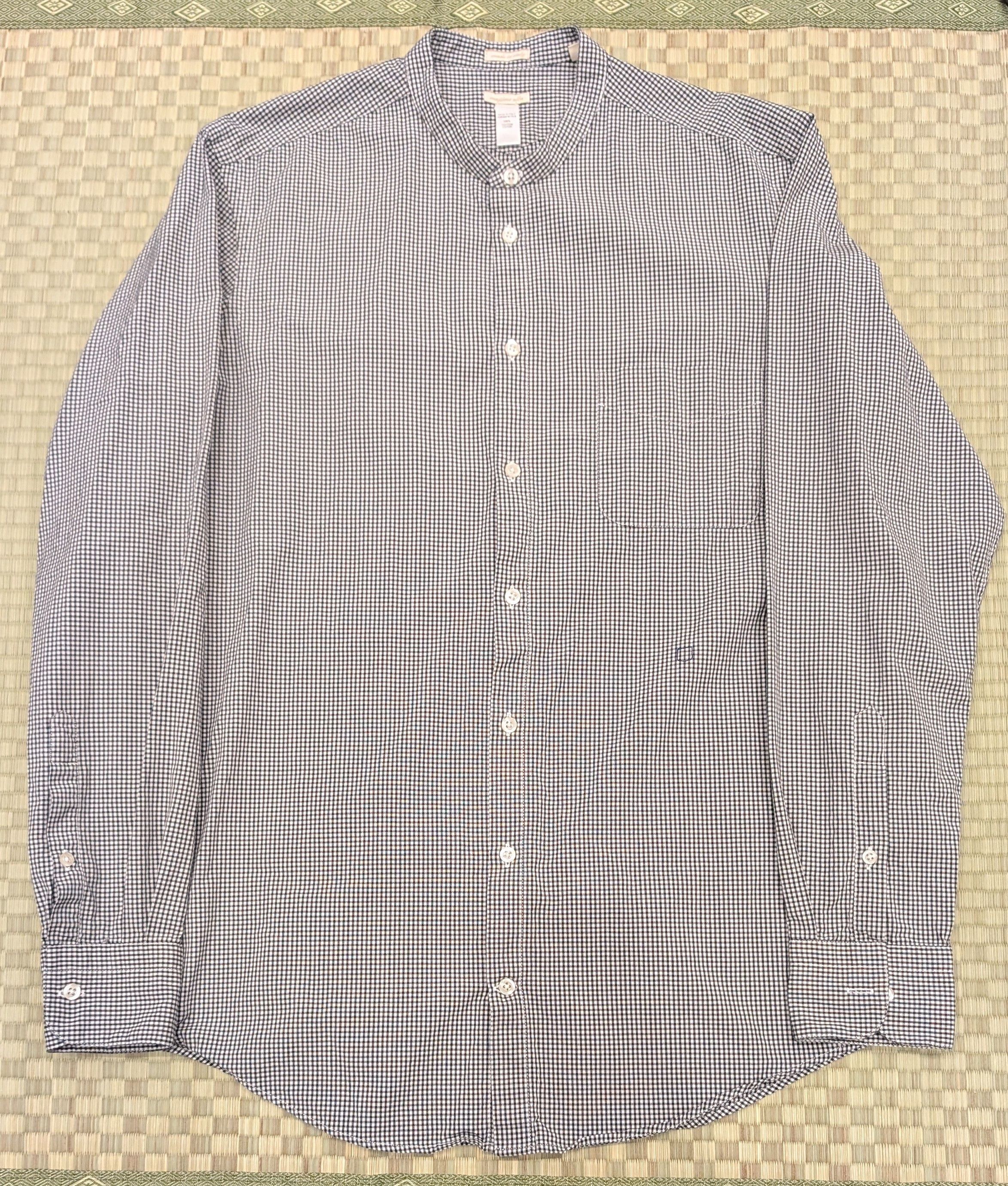 Massimo Alba Massimo Alba Band Collar Button Up Shirt Check Made in Italy Size US S / EU 44-46 / 1 - 1 Thumbnail