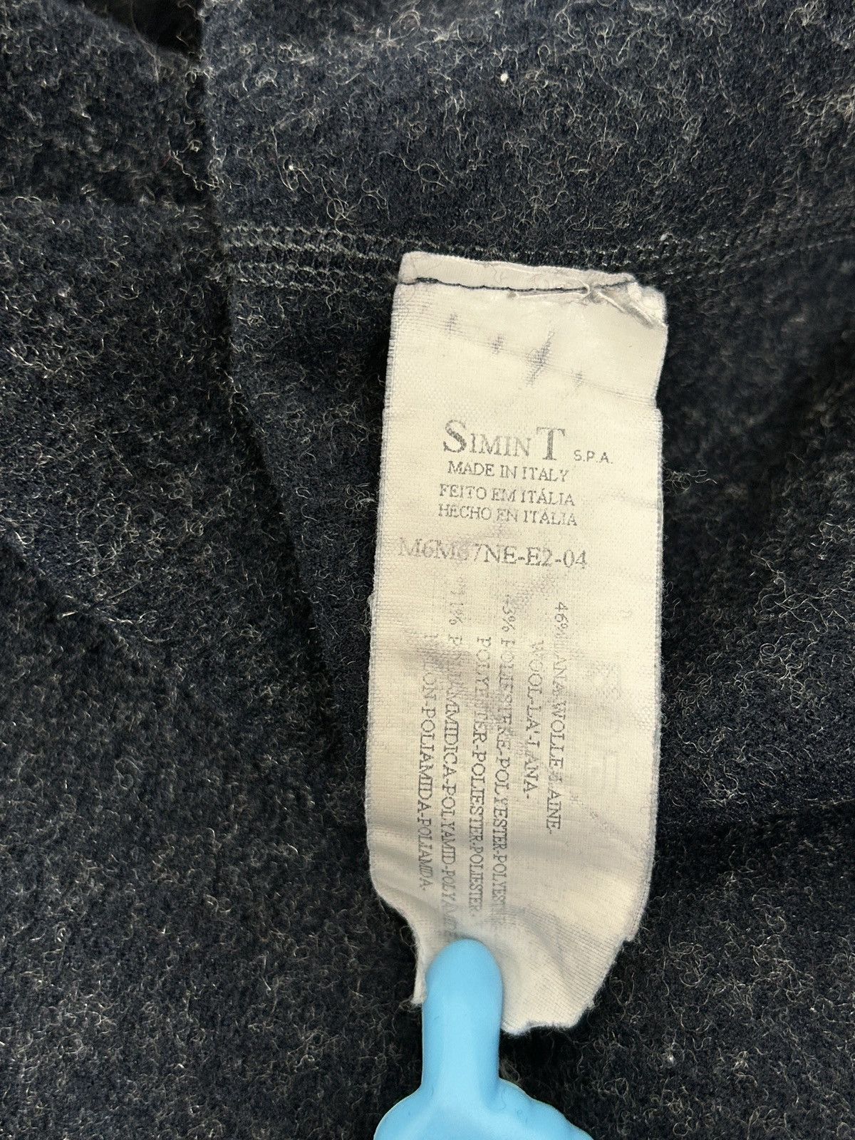 Armani 90s Armani Jeans Archive Wool Zip Hoodie Grey Size XL Size US XL / EU 56 / 4 - 11 Thumbnail