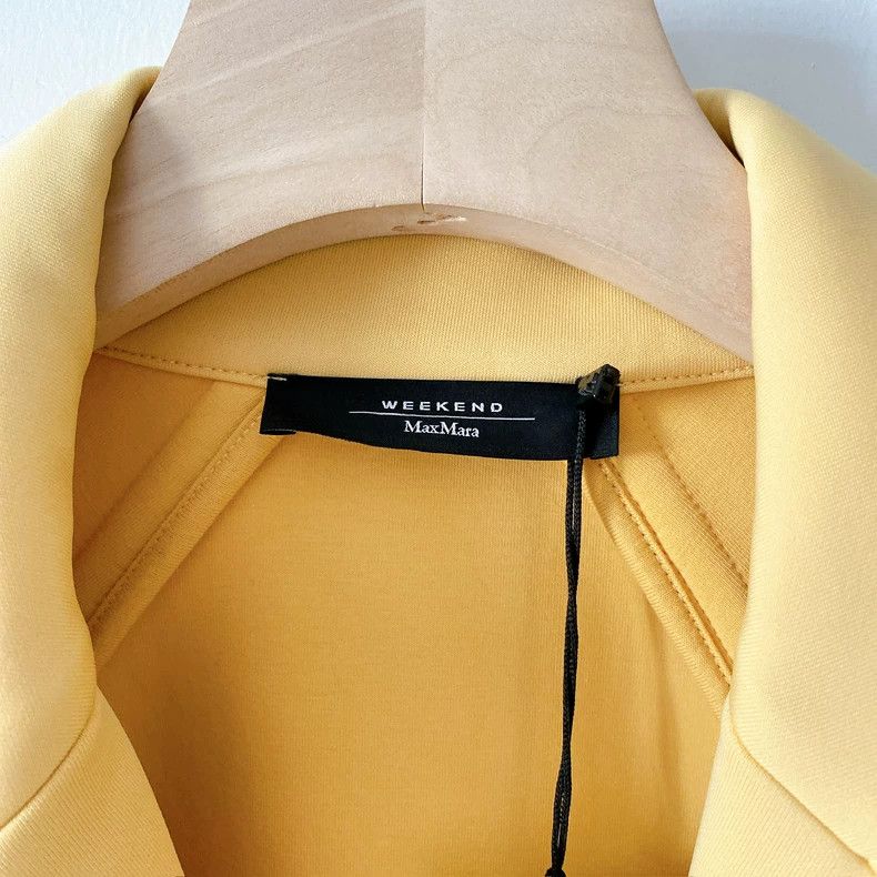 Max Mara Max Mara Yellow Coat Jacket Size XS / US 0-2 / IT 36-38 - 8 Thumbnail