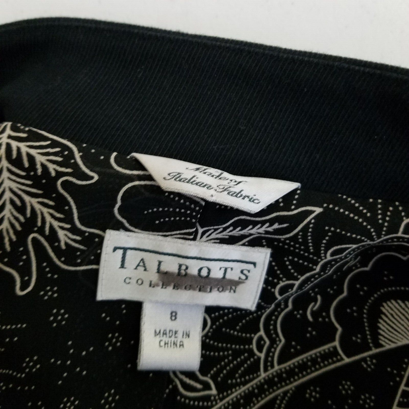 Vintage Vtg Talbots Collection Italian Fabric Tuxedo Blazer Jacket 8 Size M / US 6-8 / IT 42-44 - 5 Thumbnail