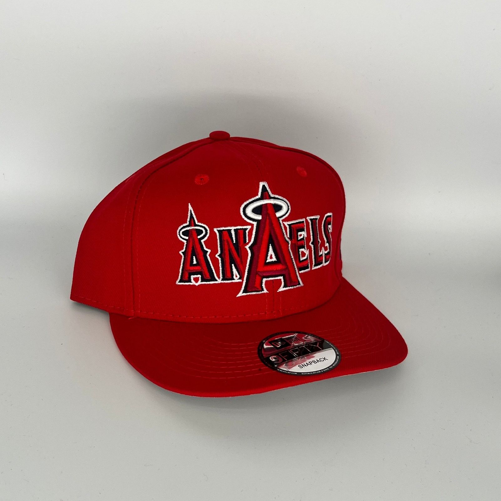 New Era Red Los Angeles Angels ANAELS New Era MLB 9Fifty Snapback Size ONE SIZE - 1 Thumbnail