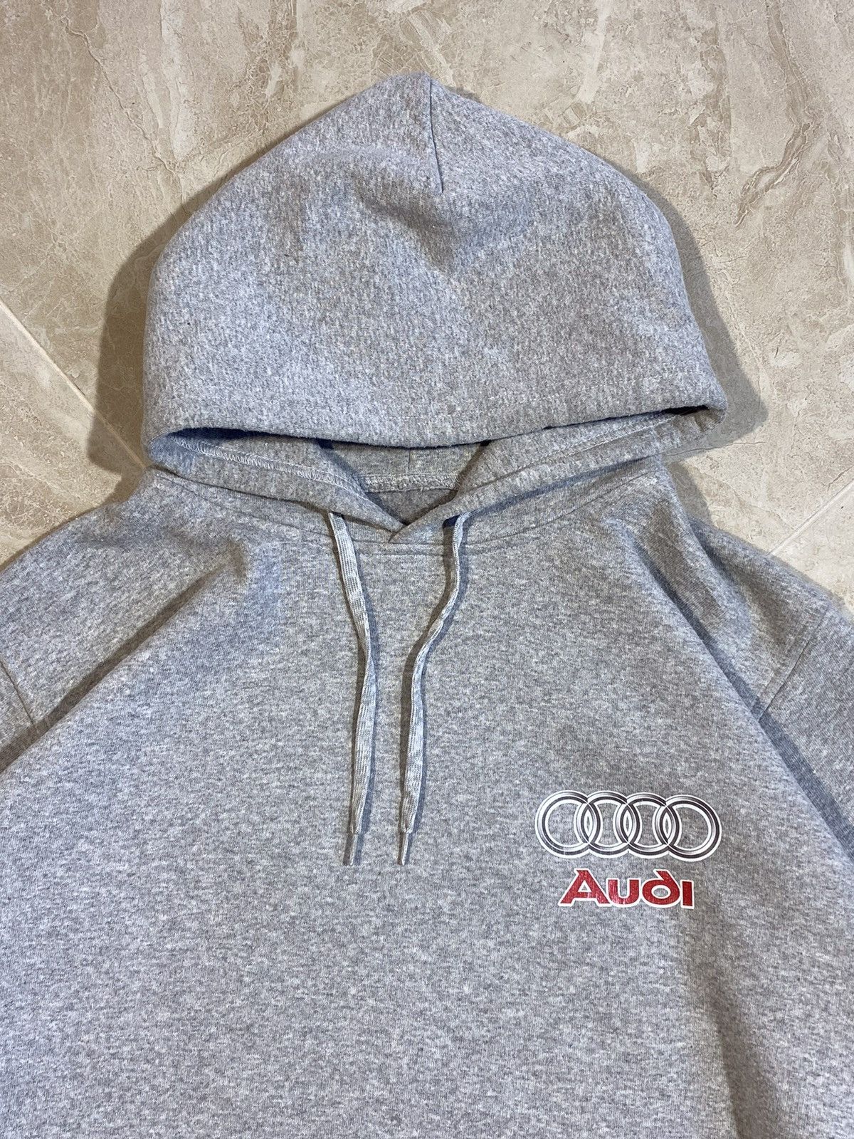 Audi Vintage 2000s Y2k Audi racing streetwear hype grey hoodie Size US M / EU 48-50 / 2 - 2 Thumbnail
