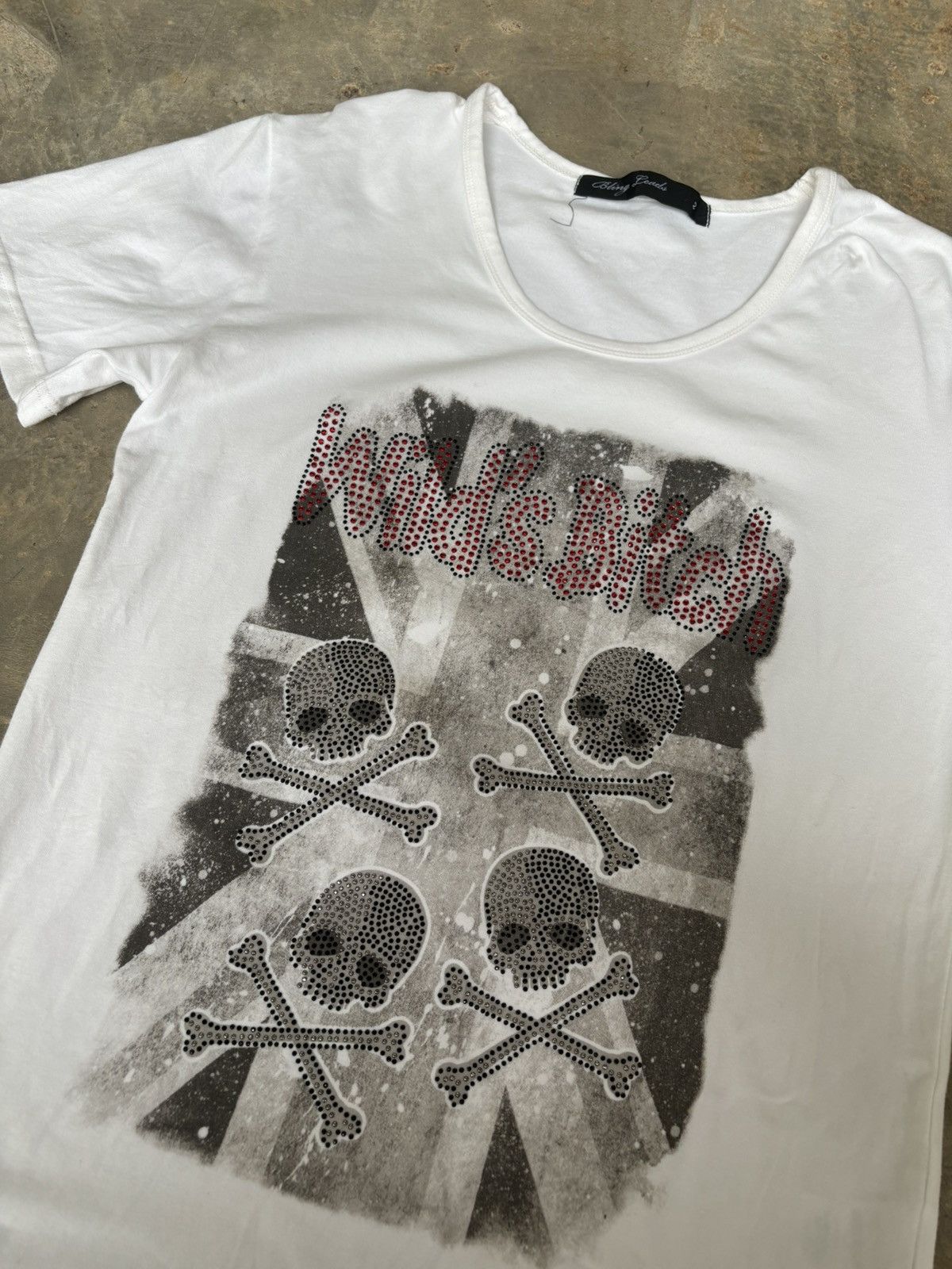 Hysteric Glamour Y2k Wild's Bitch Skull Poem Tshirt Size US M / EU 48-50 / 2 - 3 Thumbnail