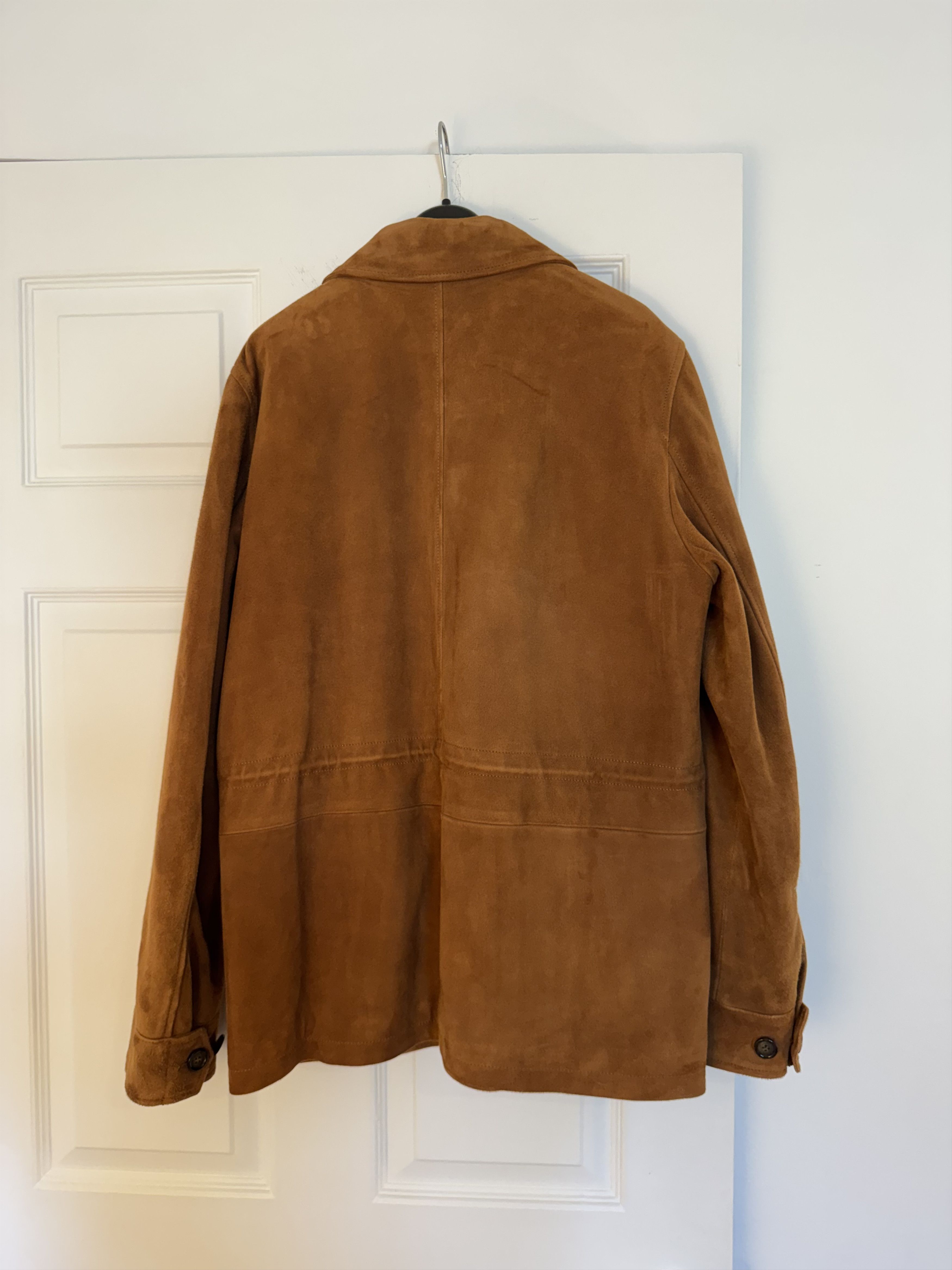 Kingsman Kingsman Slim-Fit Brown Suede Field Jacket Size 48 Mr Porter Size US M / EU 48-50 / 2 - 2 Thumbnail