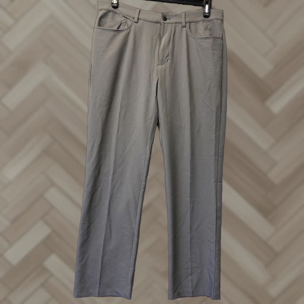 Vintage Greg Norman Golf Pants Men's 32x30 Gray Performance Stretch Easy Care Regular Fit Size US 32 / EU 48 - 1 Thumbnail