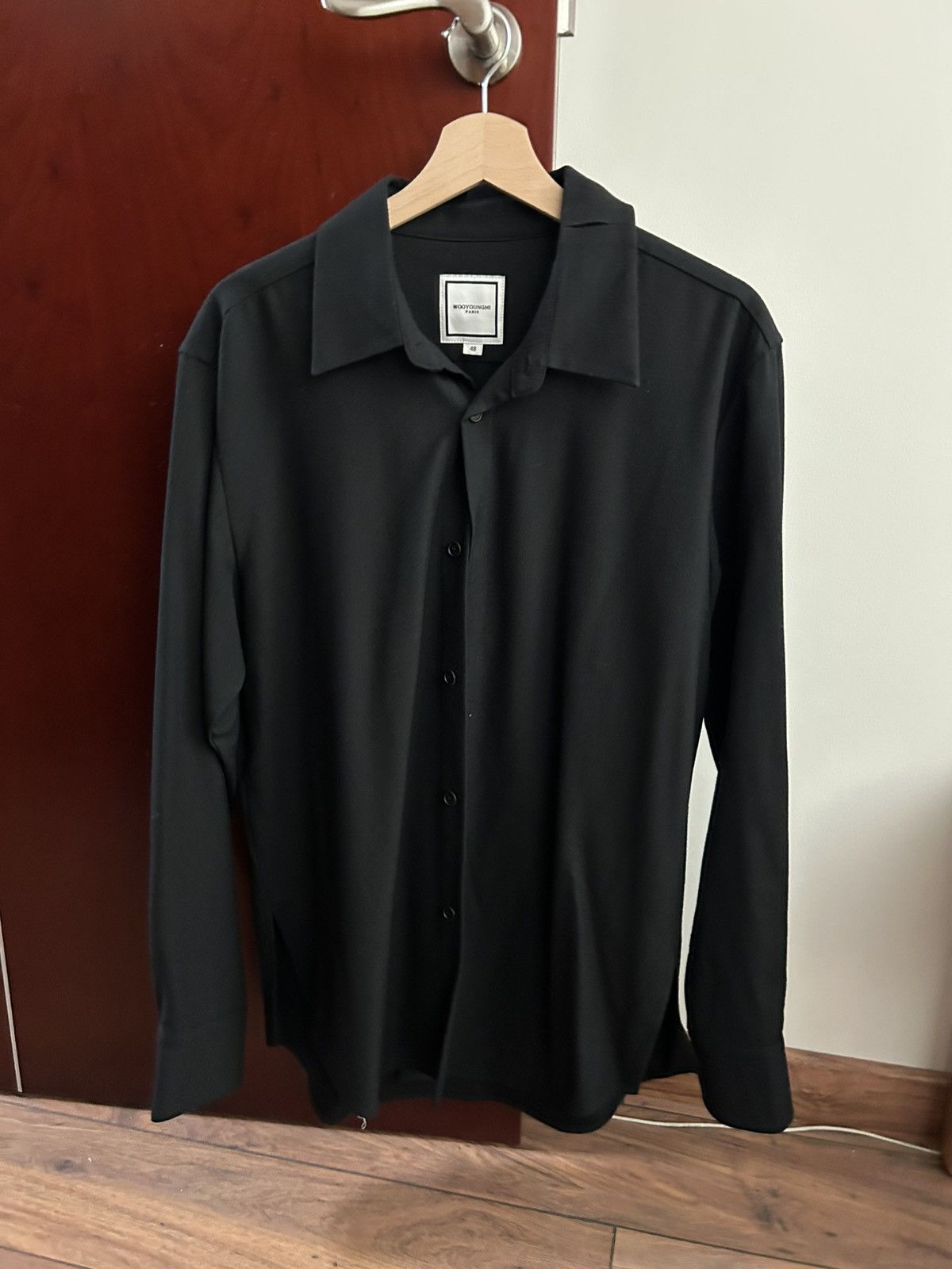 Wooyoungmi Wooyoungmi layered collar wool blending shirt Size US M / EU 48-50 / 2 - 1 Thumbnail
