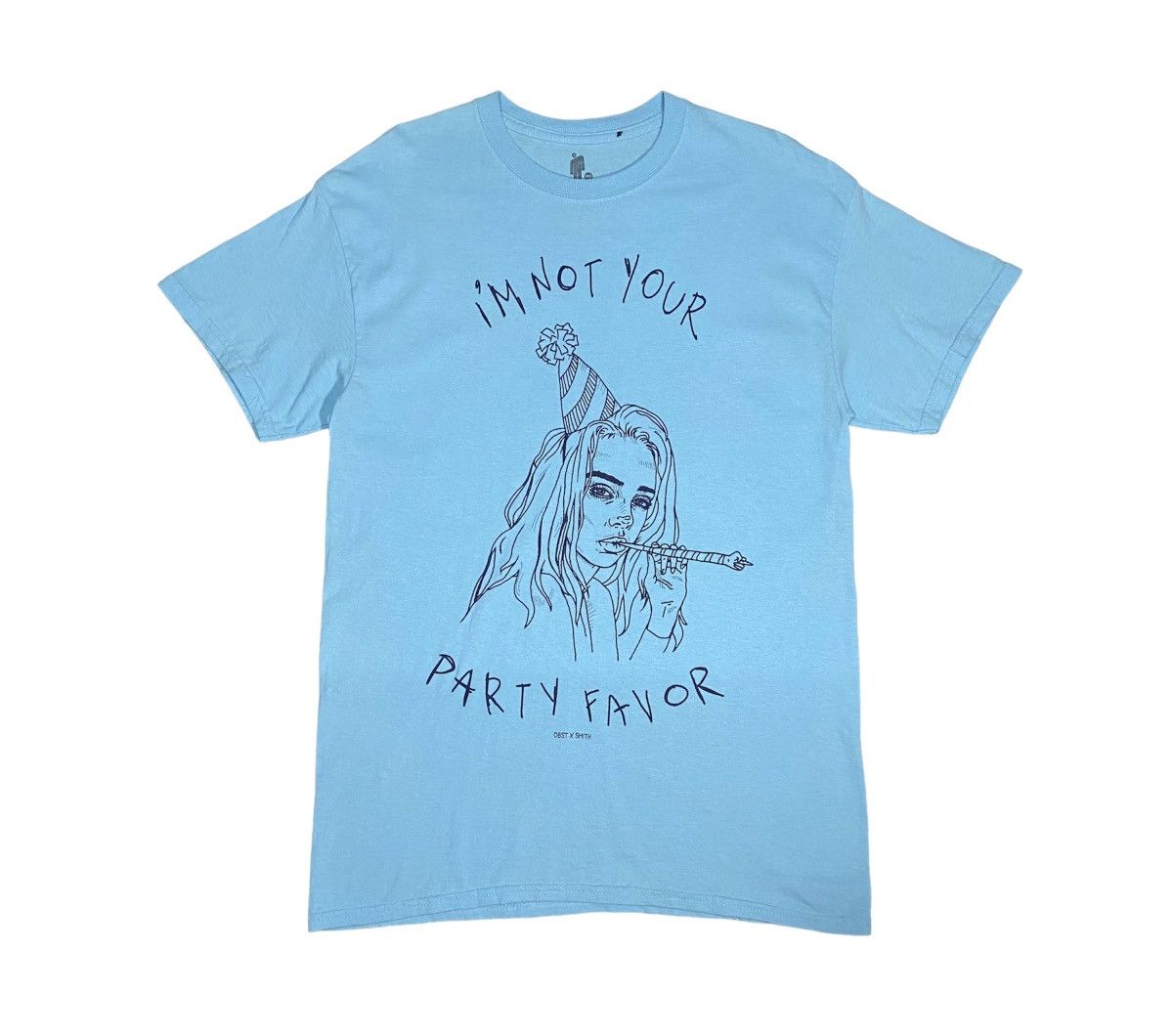 Billie Eilish × Rap Tees Billie Eilish I’m Not Your Party Favor Album Promo T Shirt Size US M / EU 48-50 / 2 - 1 Thumbnail