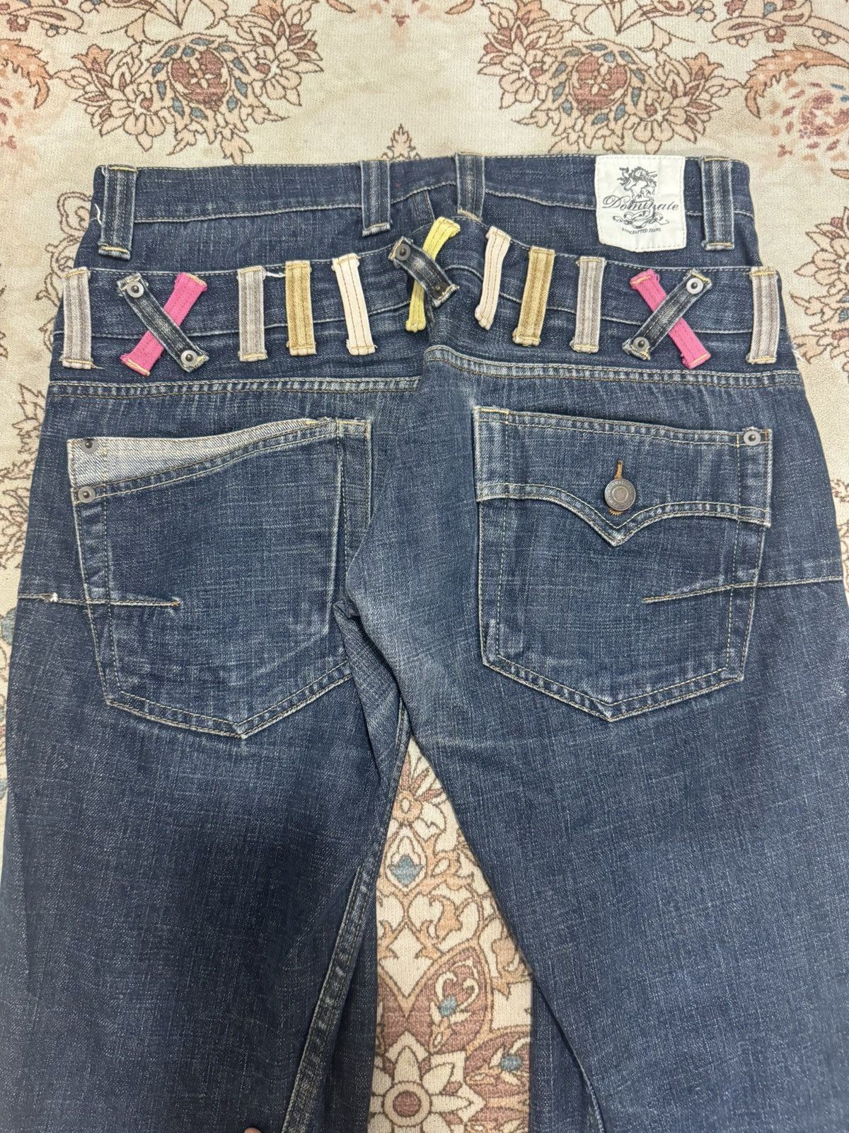If Six Was Nine × Japanese Brand × Vintage Vintage Dominate Handcrafted Double Waist Jeans Size US 32 / EU 48 - 8 Thumbnail