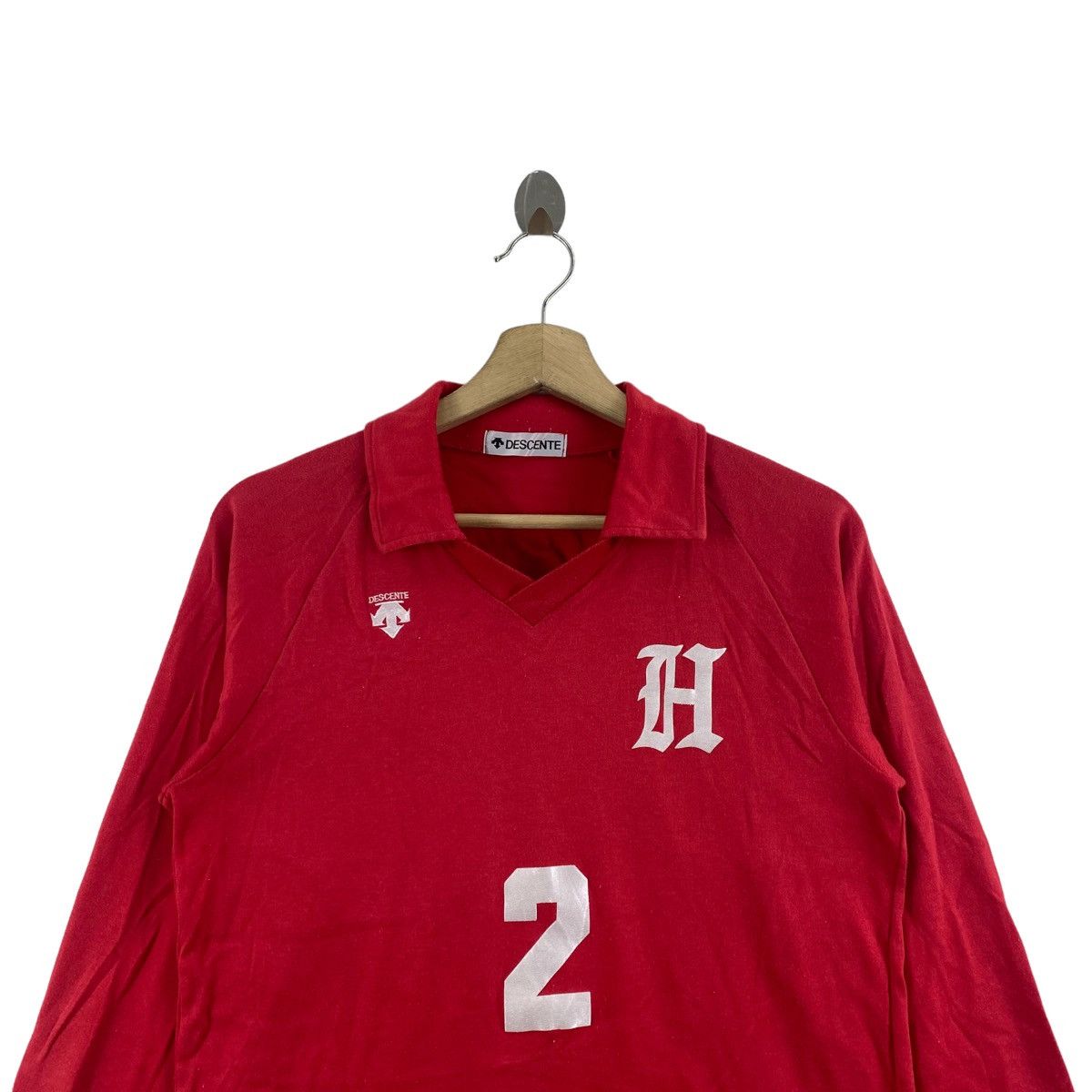Descente DESCENTE Japan Baseball Red Long Sleeve Shirt Size US M / EU 48-50 / 2 - 4 Thumbnail