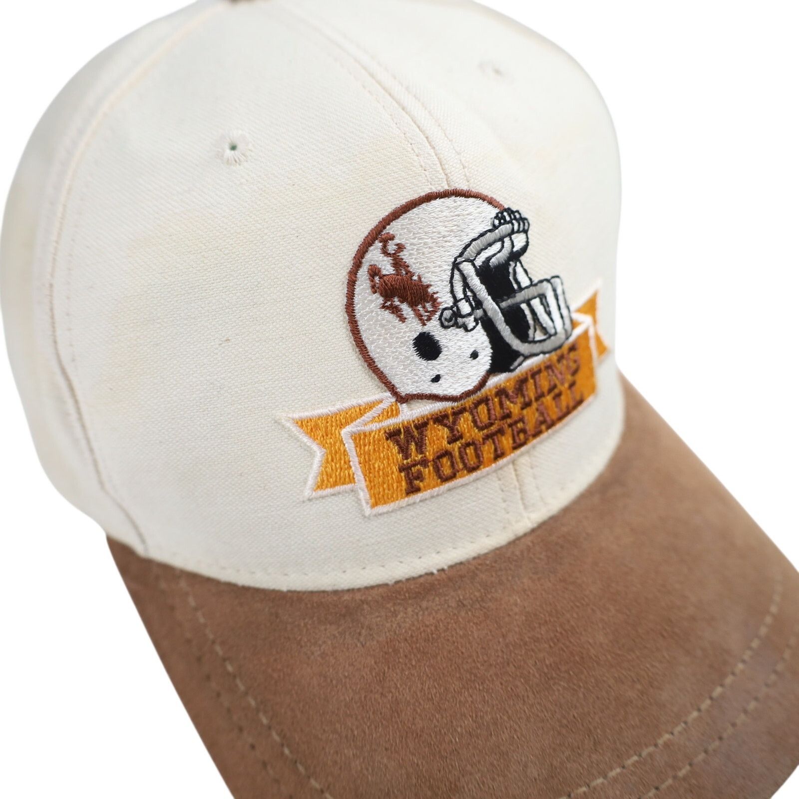Vintage Vintage 90s Wyoming State University Cowboys Football Hat Size ONE SIZE - 3 Thumbnail