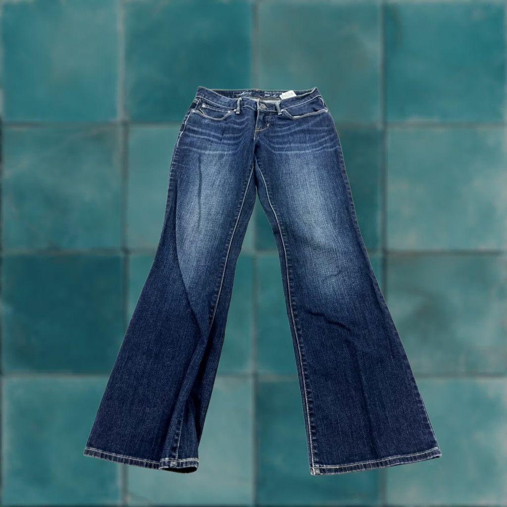 Levi's VINTAGE Levi’s Jeans Women’s 28 Bold Curve Bootcut Dark Blue 90s Y2K Regular Women’s Jeans Size 28" / US 6 / IT 42 - 1 Thumbnail