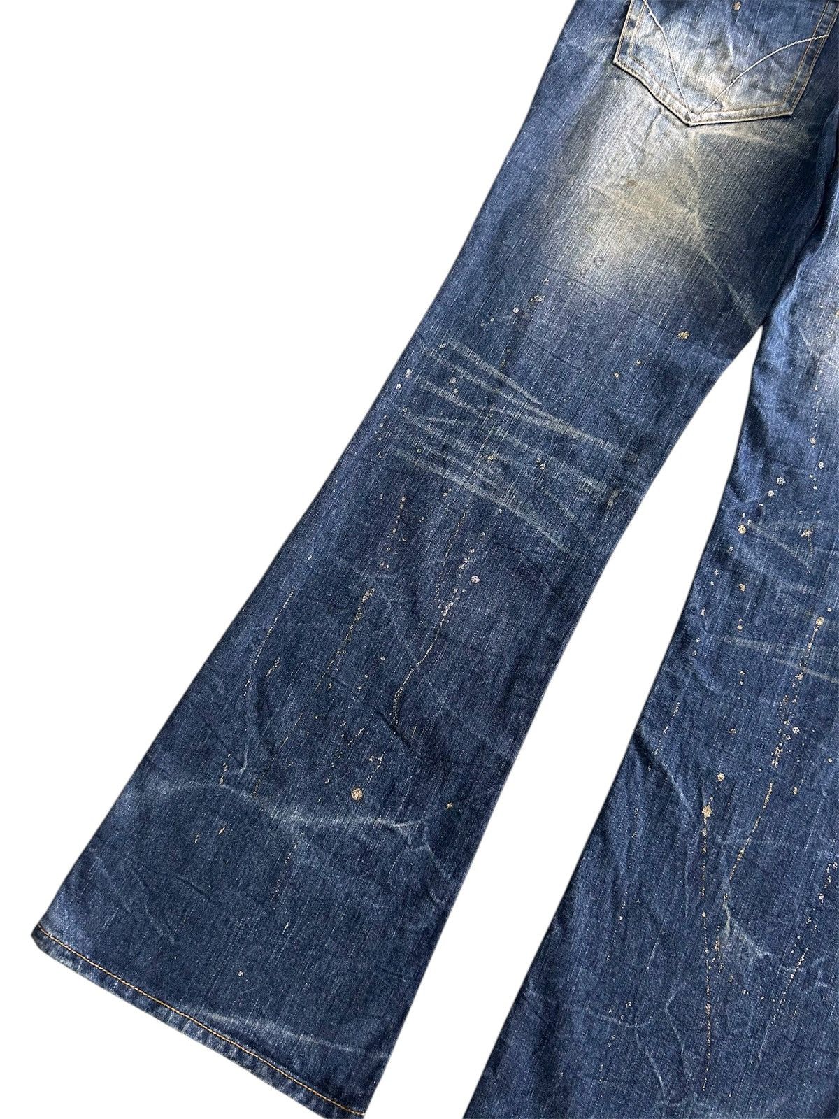 Japanese Brand × Vintage Vintage Japanese Distressed Denim Skull Patches Jeans Size US 35 - 4 Thumbnail