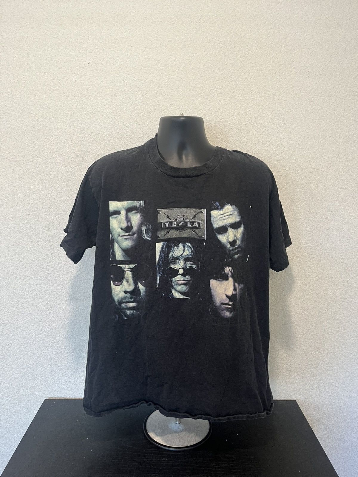 Band Tees × Vintage Vintage 90s Tesla rock band tour shirt Size US XL / EU 56 / 4 - 1 Thumbnail