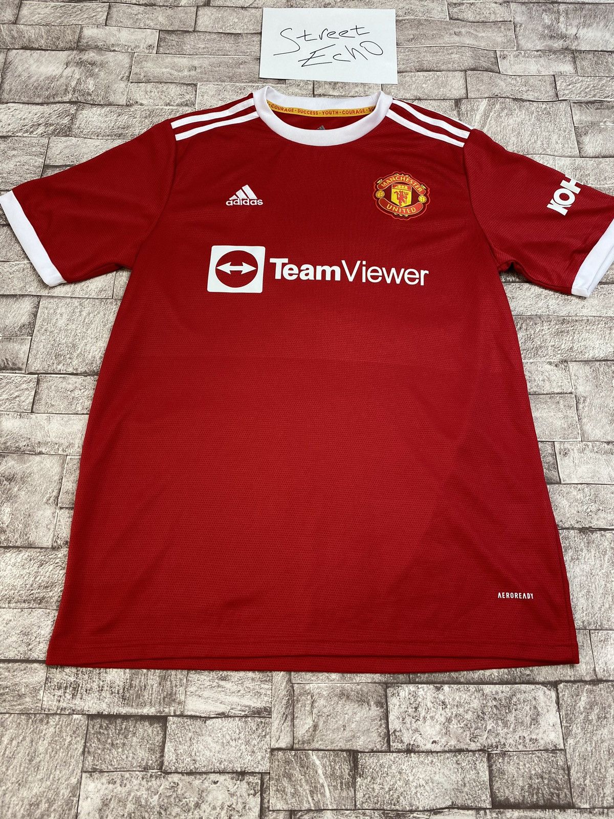 Adidas Soccer Jersey MANCHESTER UNITED 2021 2022 Home Jersey Adidas Size US XL / EU 56 / 4 - 4 Thumbnail