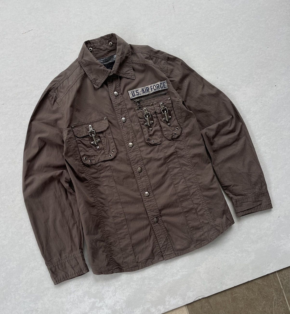 If Six Was Nine × Japanese Brand × Vintage 🔥Vintage Commontage Standard Fireman Clasp Bondage Shirt Size US M / EU 48-50 / 2 - 2 Thumbnail