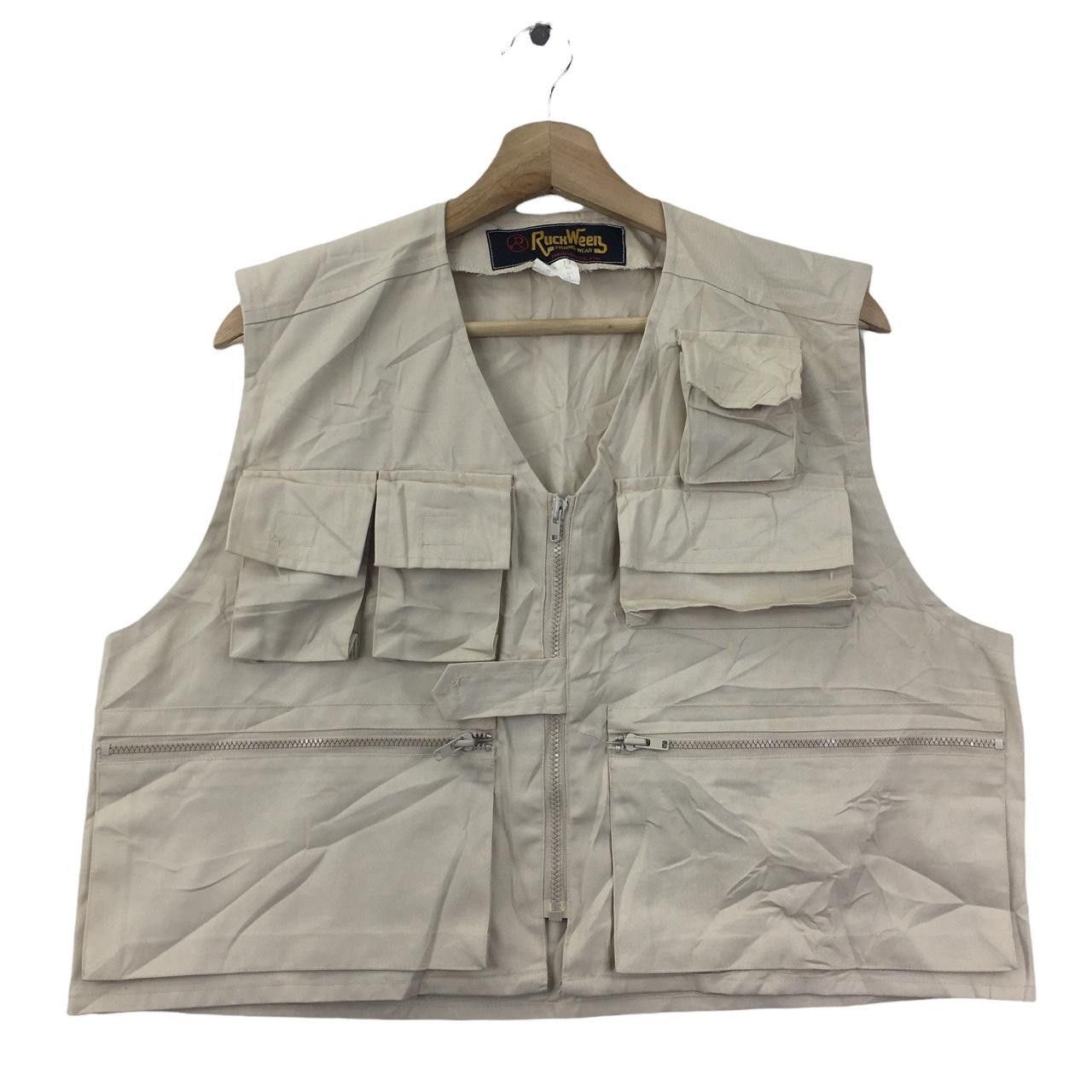 Vintage Vtg 80’ RUCK WEAR Fishing Gear Tactical Jacket Banff Size L / US 10 / IT 46 - 1 Thumbnail