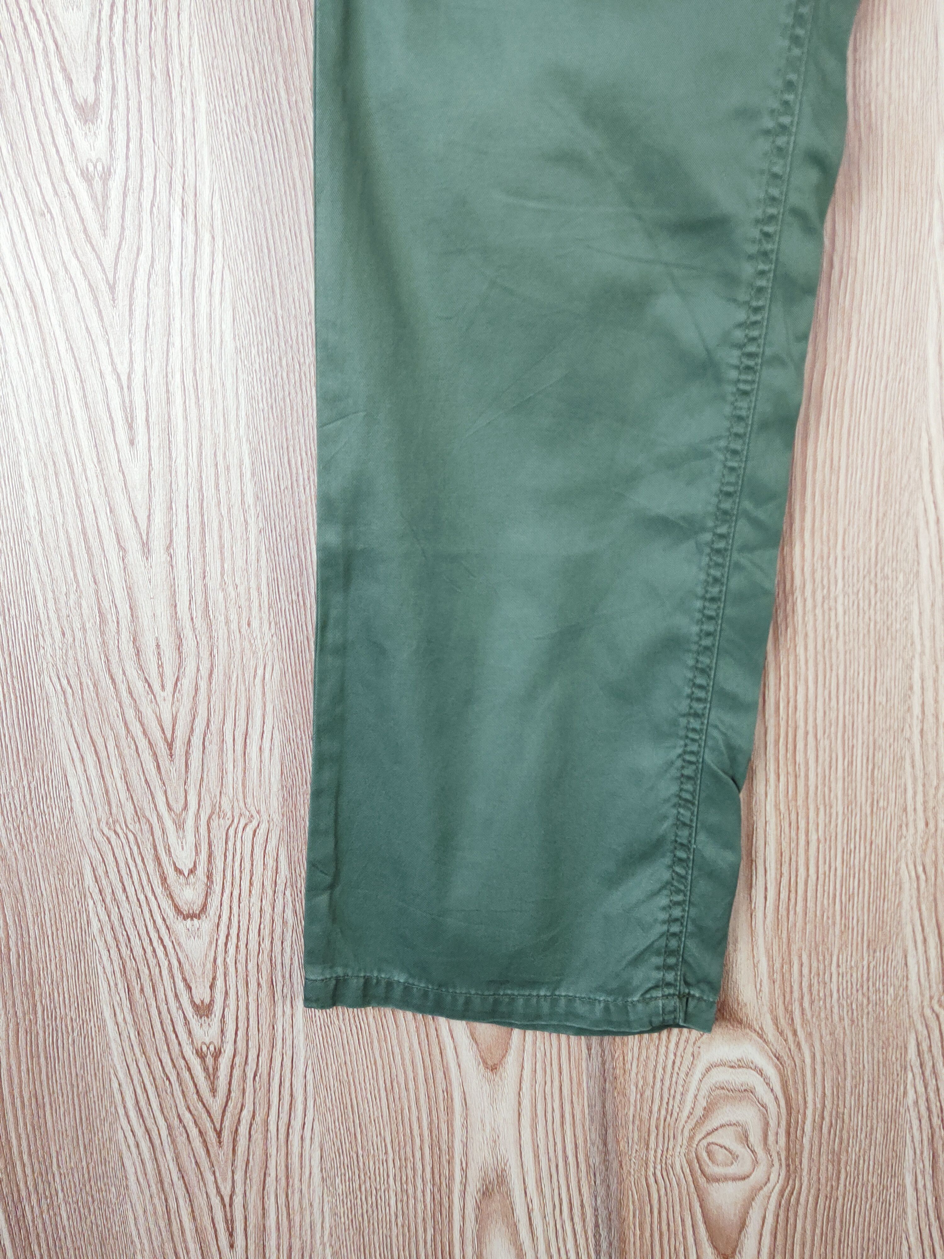 Japanese Brand Natural Beauty Basic Green Multipocket Cargo Pants #W926 Size US 29 - 4 Thumbnail