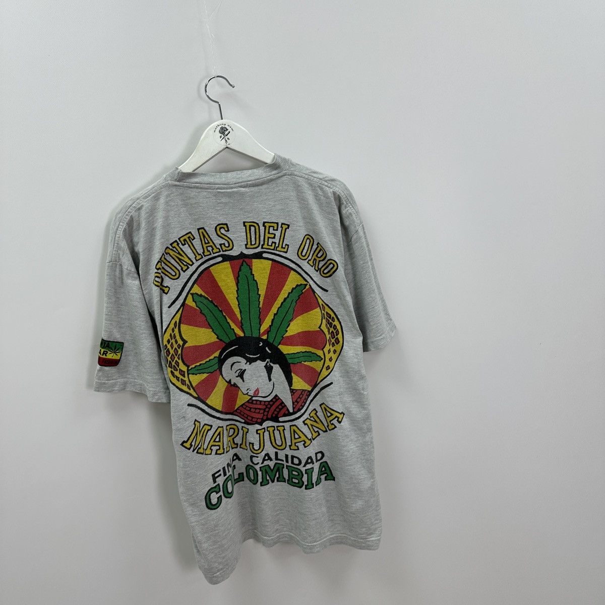Vintage Vintage 90s Weed Ganja Wear Puntas del Oro Marijuana tee y2k Size US XL / EU 56 / 4 - 3 Thumbnail