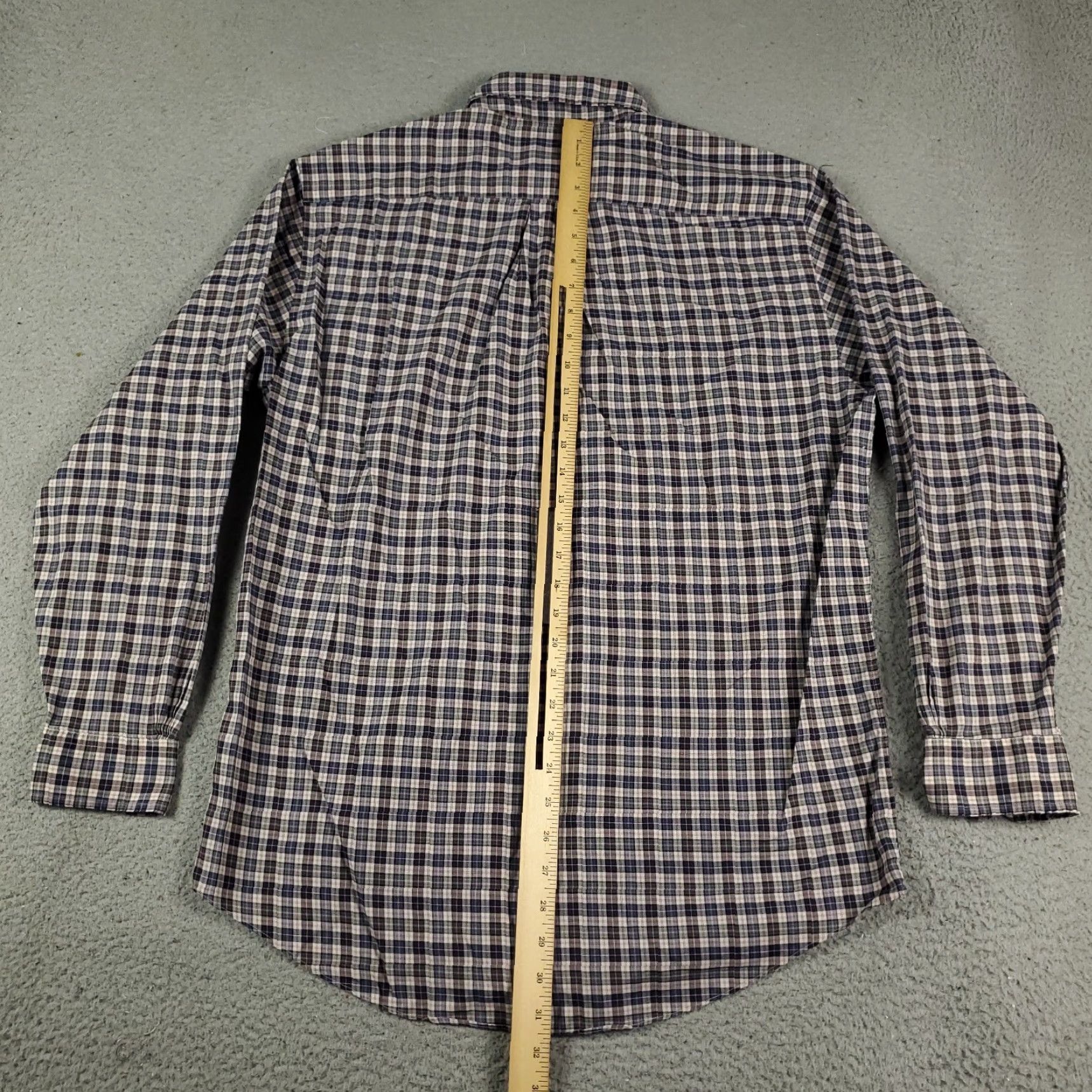 Brooks Brothers Brooks Brothers Shirt Mens Medium Blue Plaid Casual Button Up Long Sleeve Size US M / EU 48-50 / 2 - 3 Thumbnail