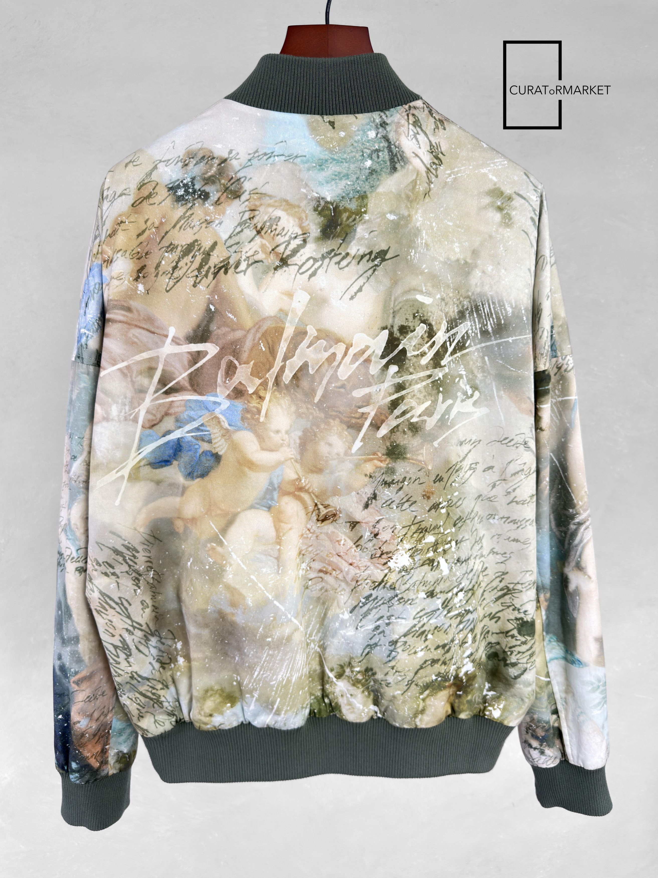 Balmain EU46 Relaxed Art Sky Print Reversible Embossed Logo Zip SS23 Size US S / EU 44-46 / 1 - 5 Thumbnail